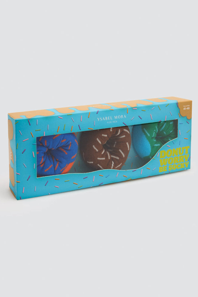 Gift pack of 3 Donuts socks