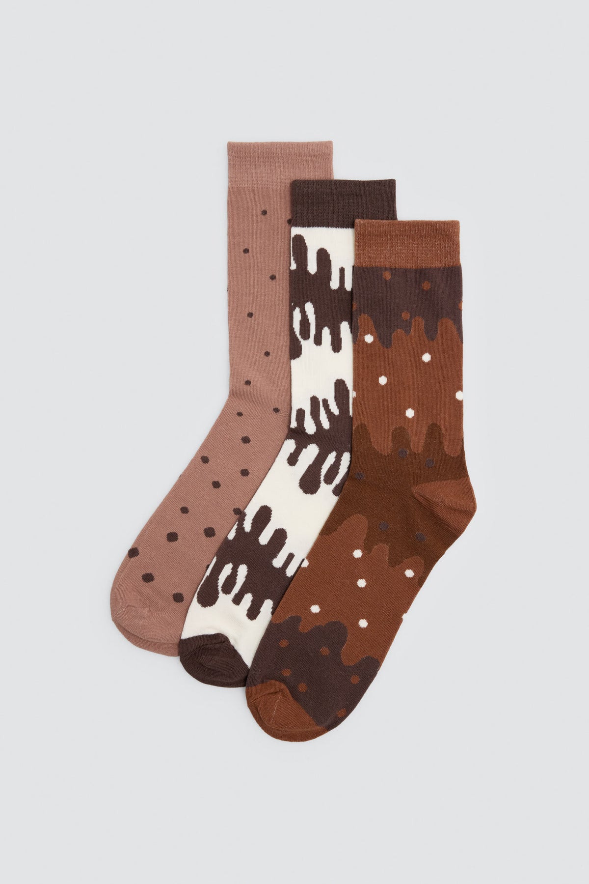 Gift pack of 3 Smoothies-themed socks
