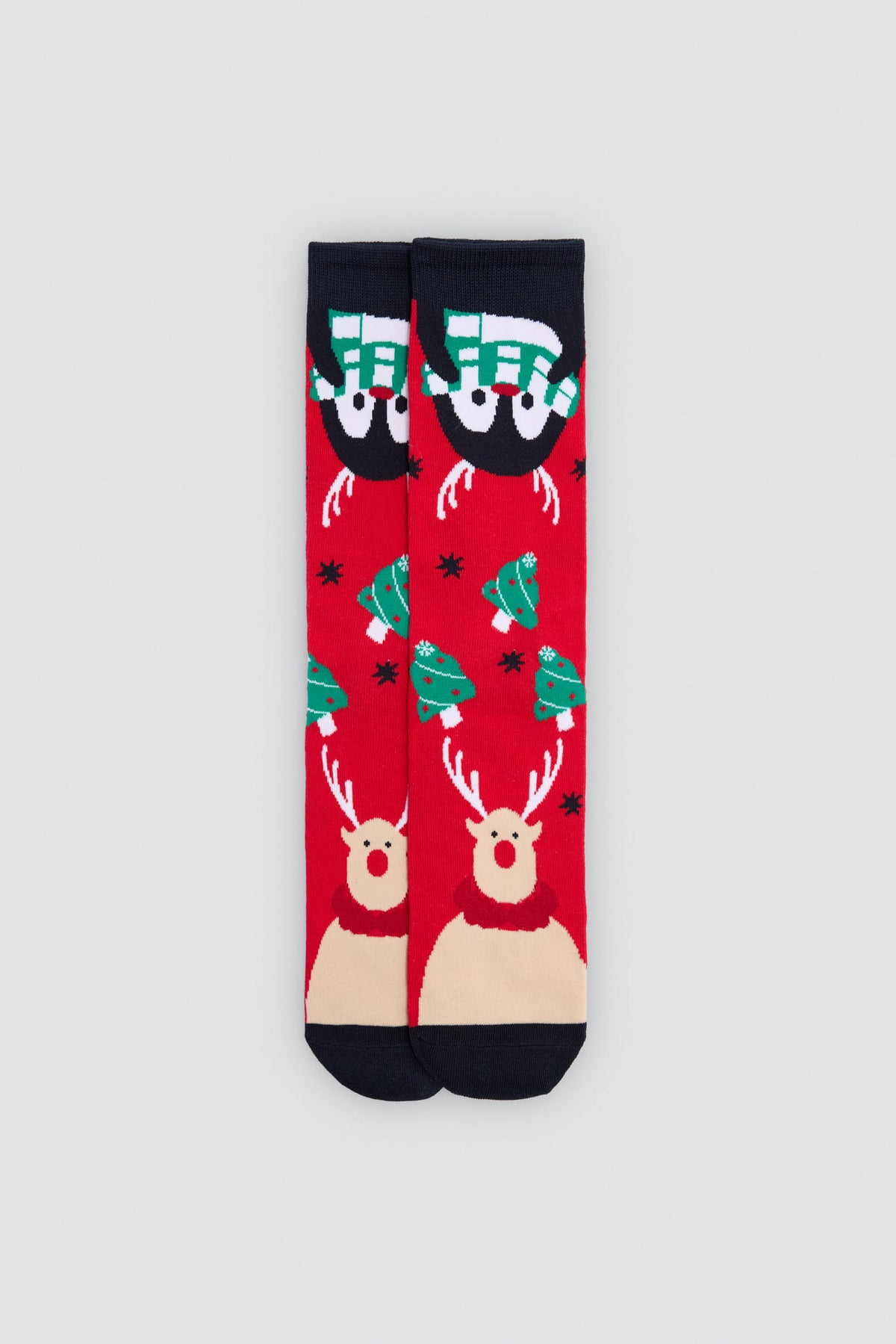 Pack of 2 men's Christmas-print socks
