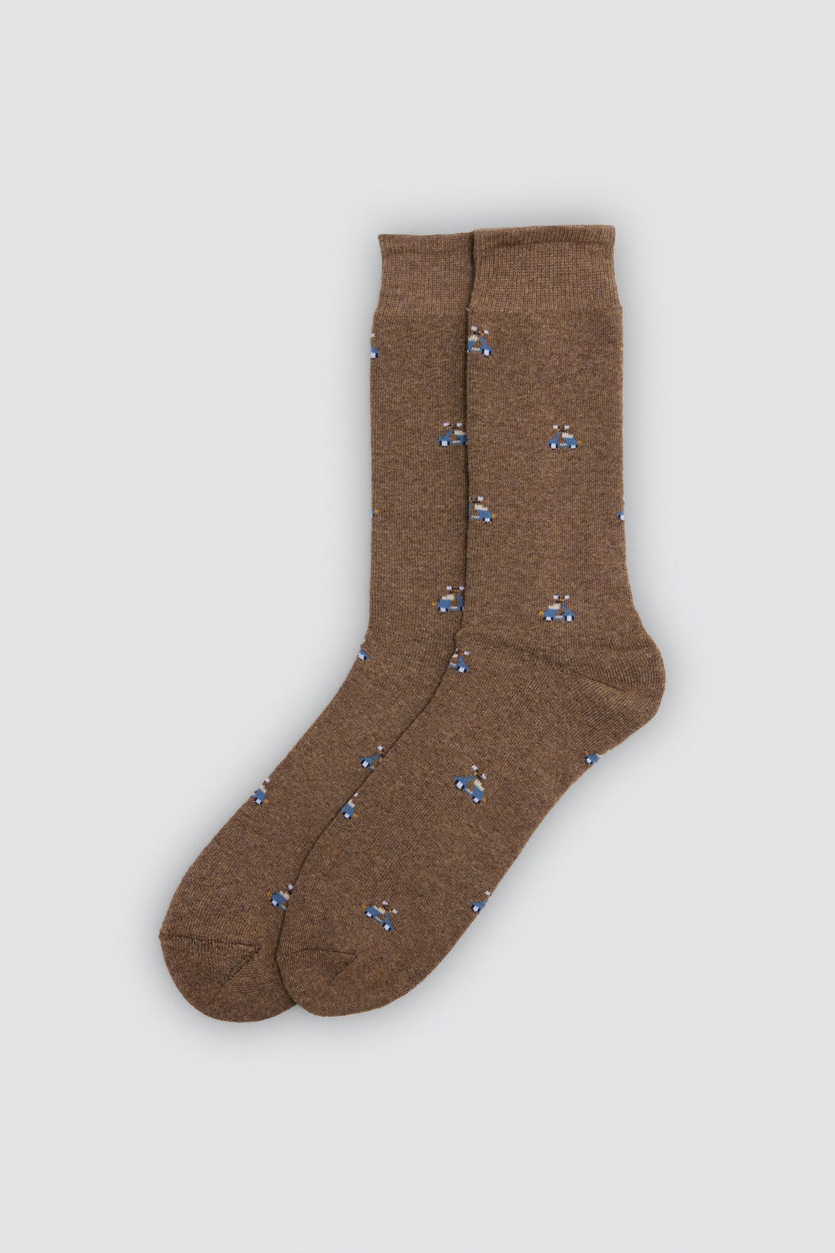 Pack of 4 socks with animal and motorbike prints