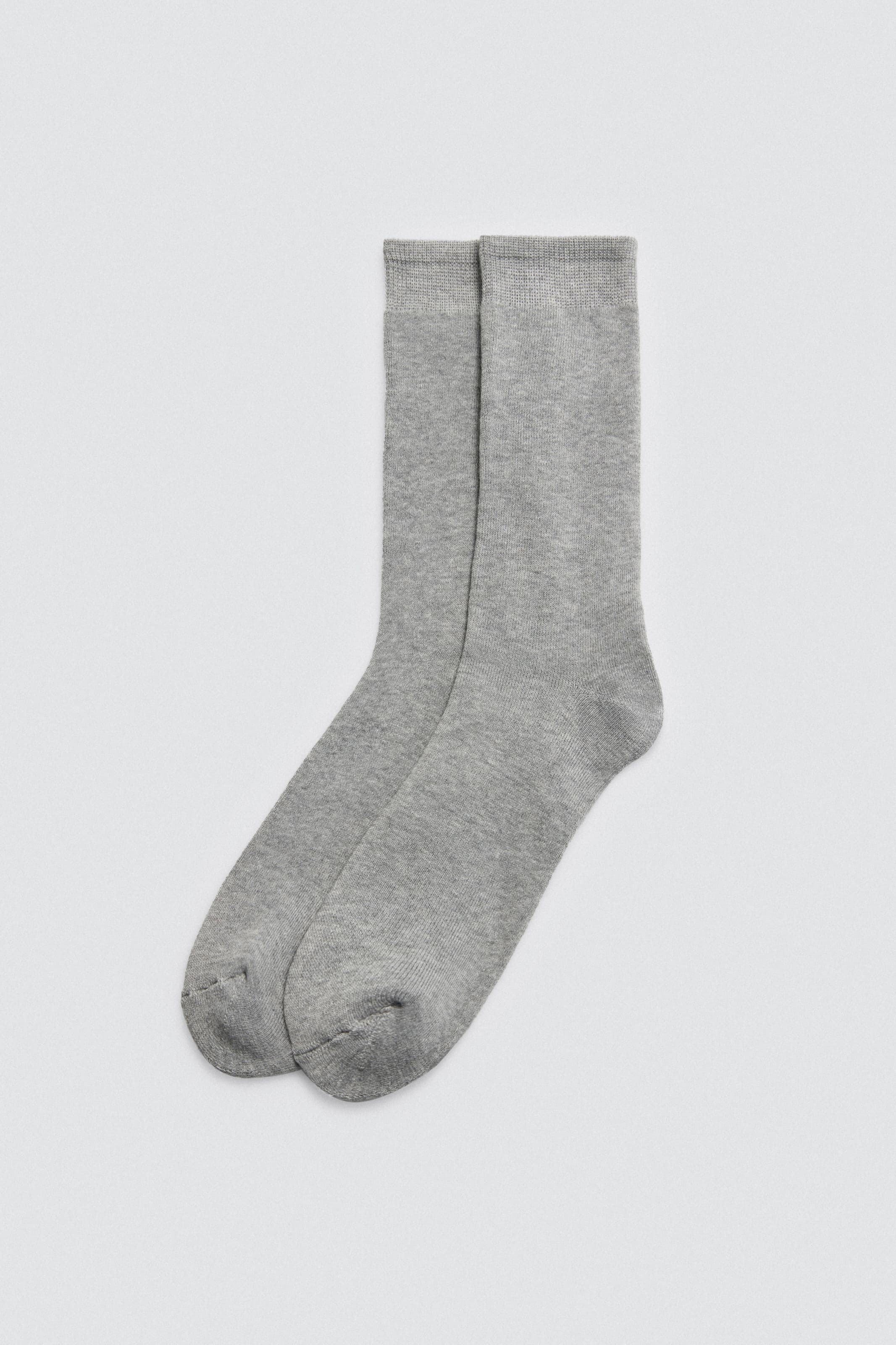 Pack of 3 high thermal socks with anti-pressure cuffs in neutral colors