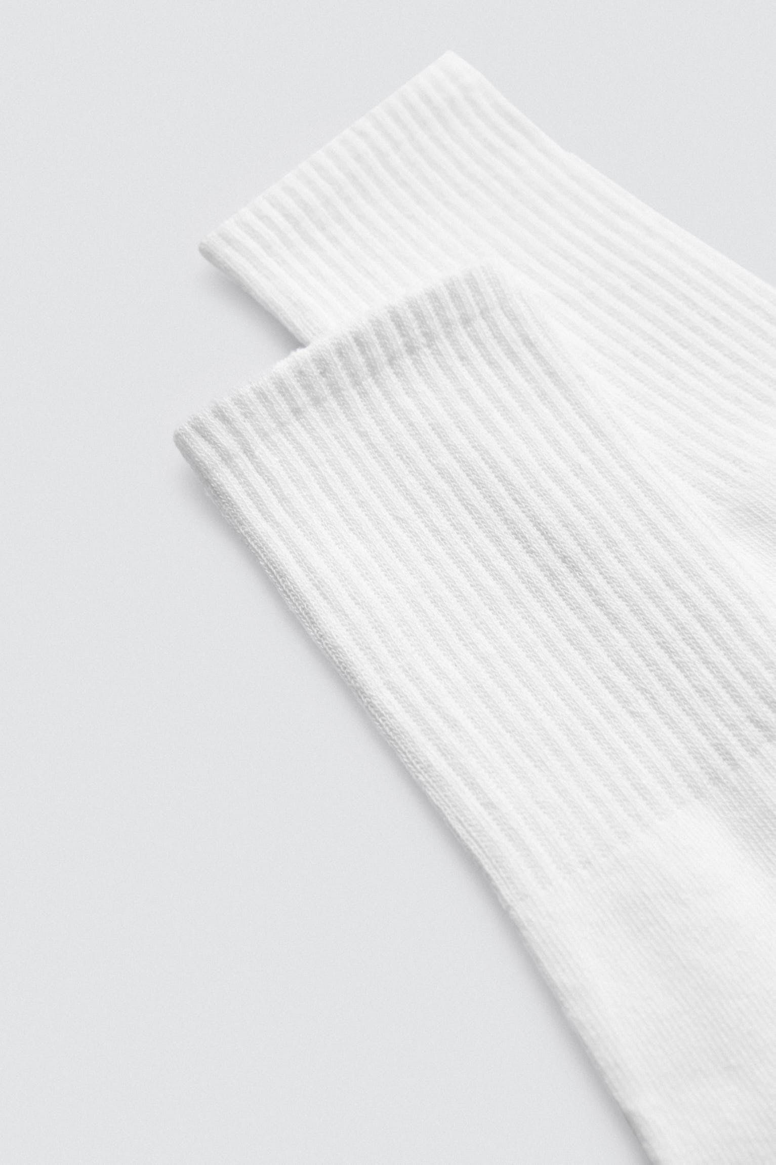 Pack of 3 white sports socks