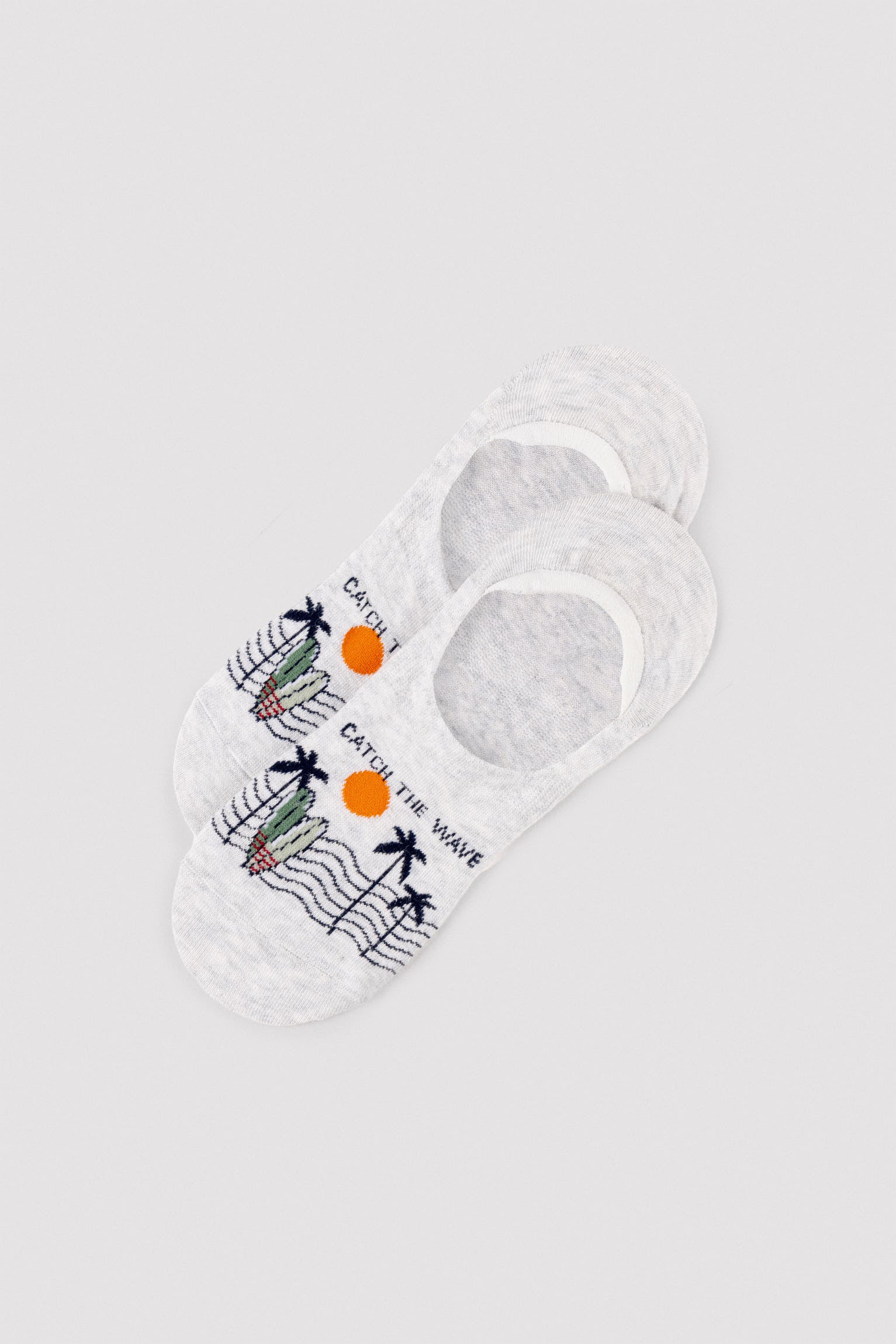 Pack of 4 men's pinkies with Bon Voyage print