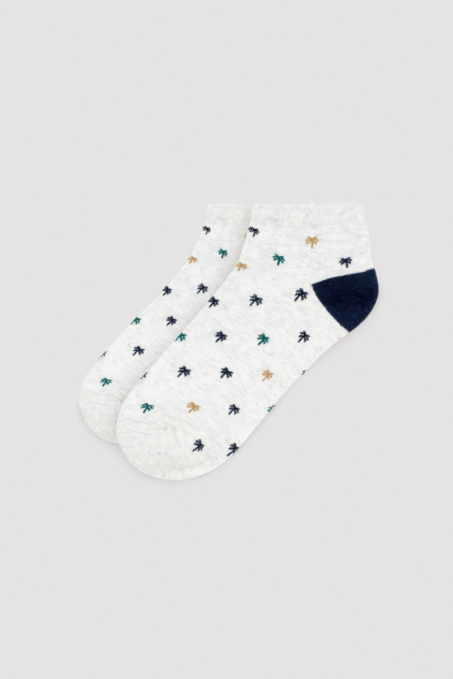 Pack of 3 printed ankle socks