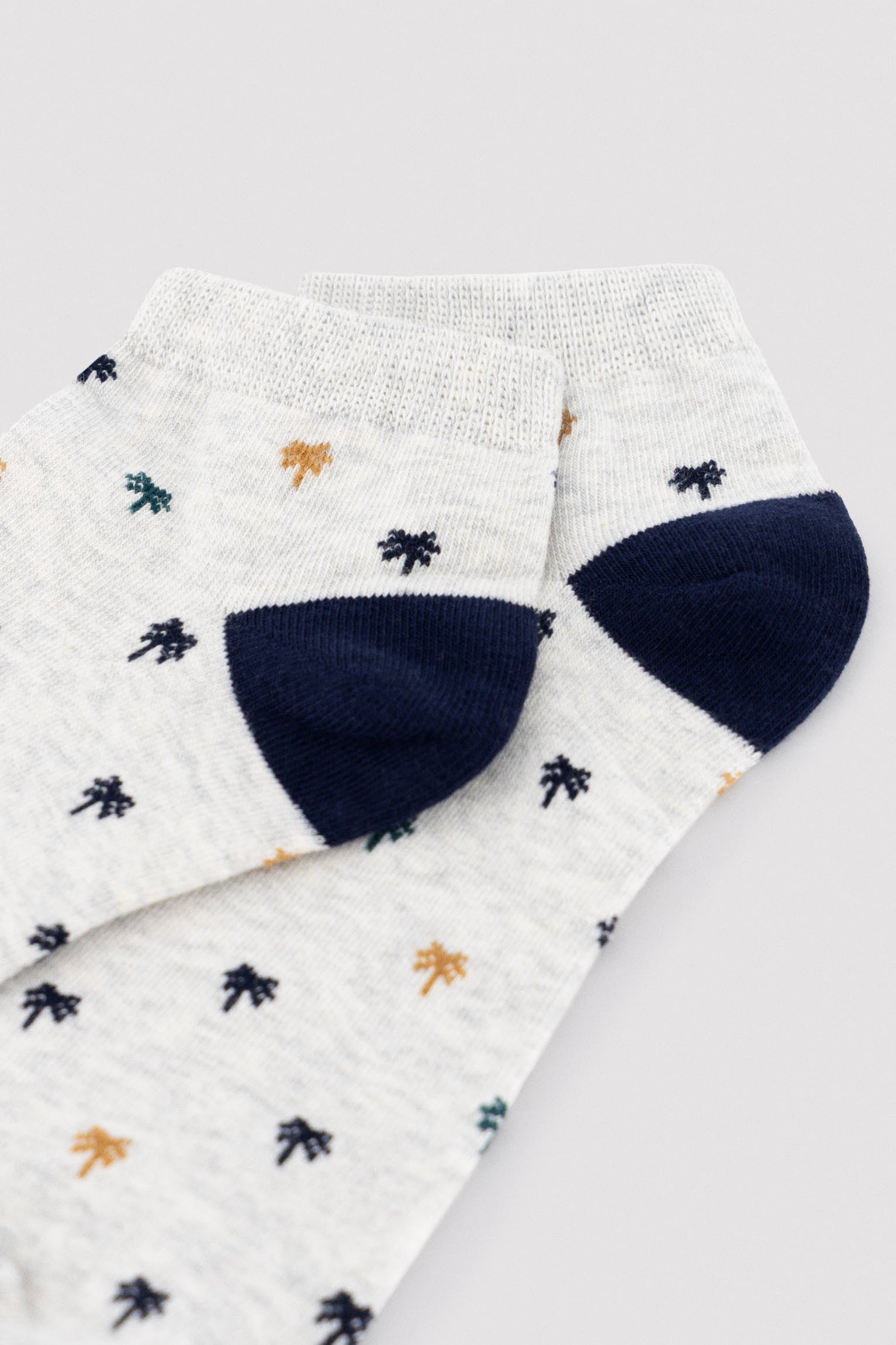 Pack of 3 printed ankle socks