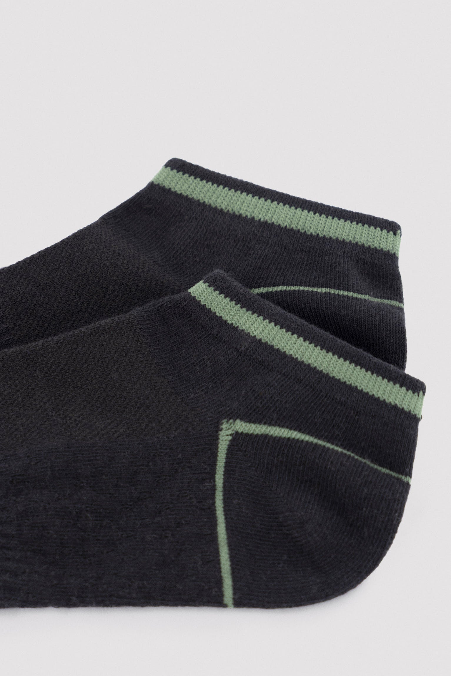 Pack of 3 ankle socks with contrasting stripe detail