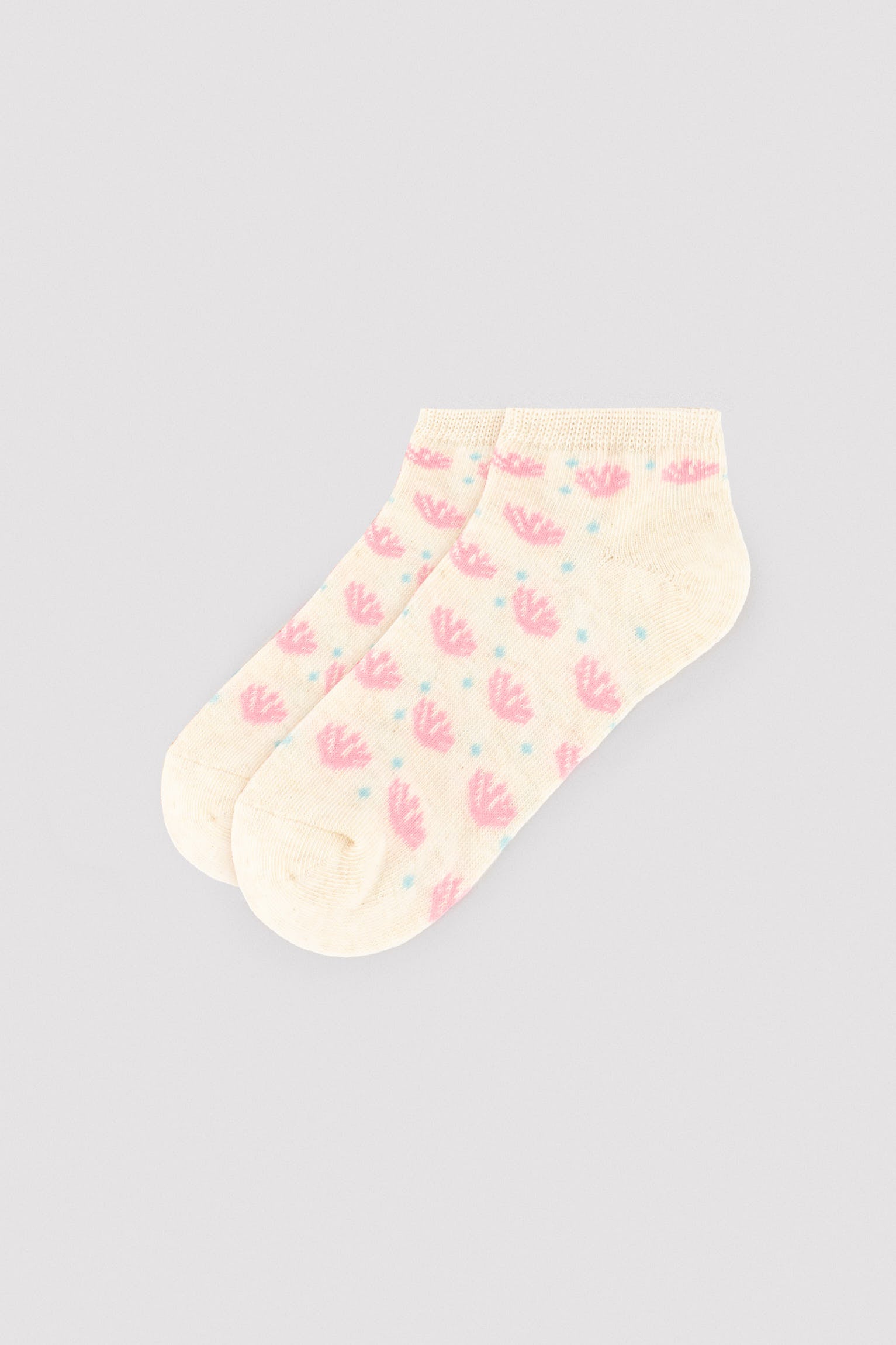 Pack of 3 printed children's ankle socks, Sea