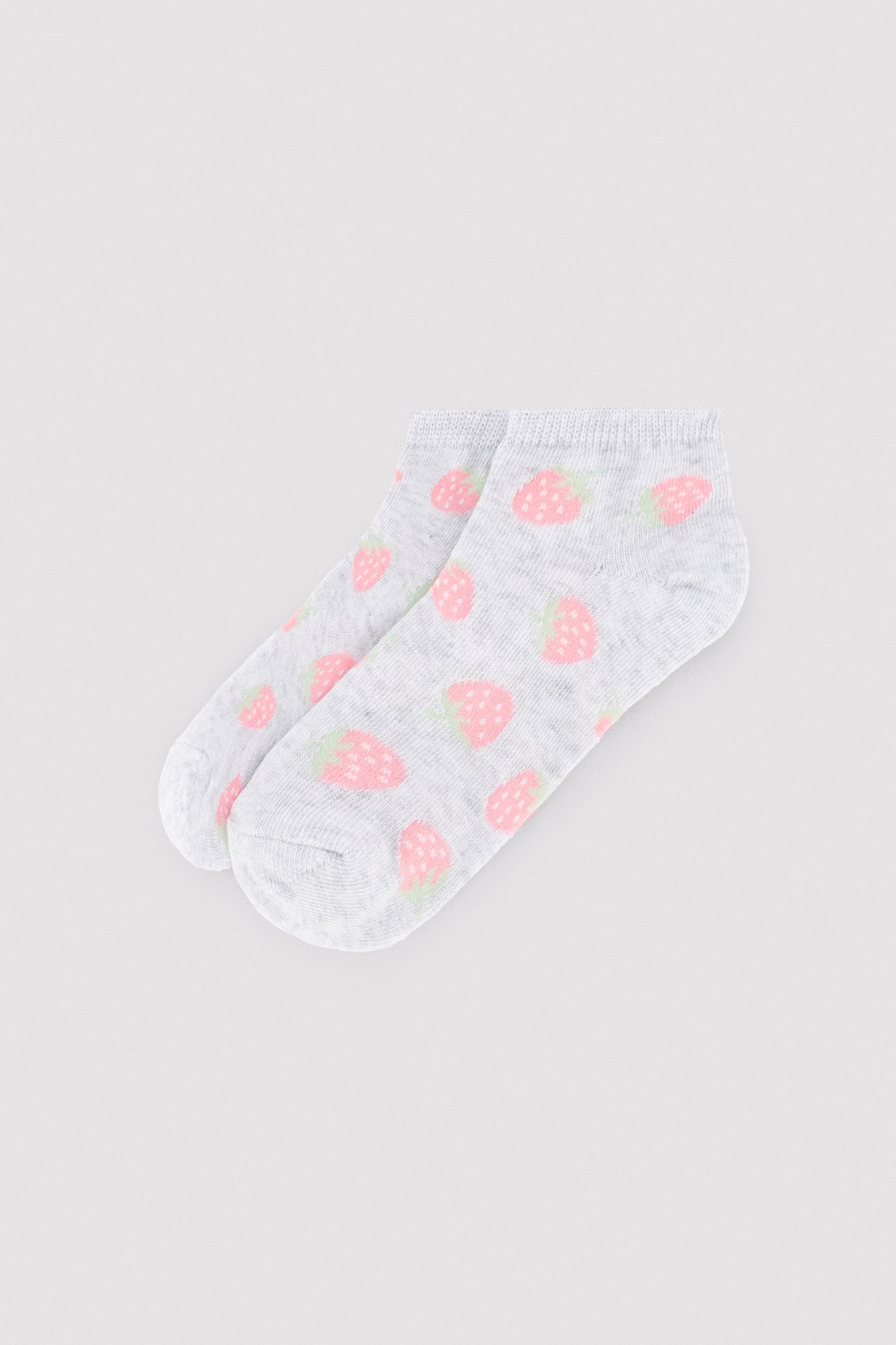 Pack of 3 children's ankle socks with ice cream print