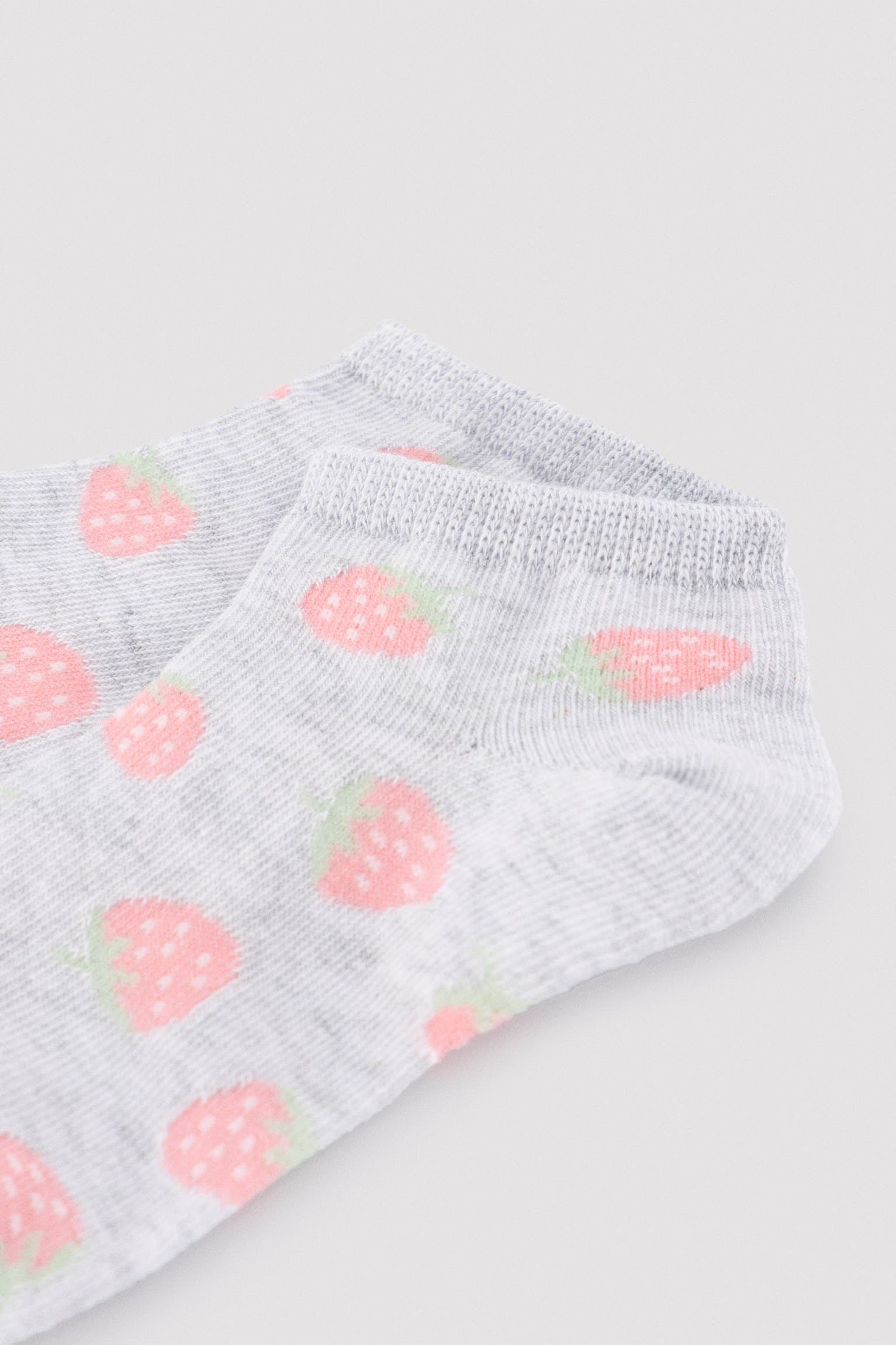Pack of 3 children's ankle socks with ice cream print