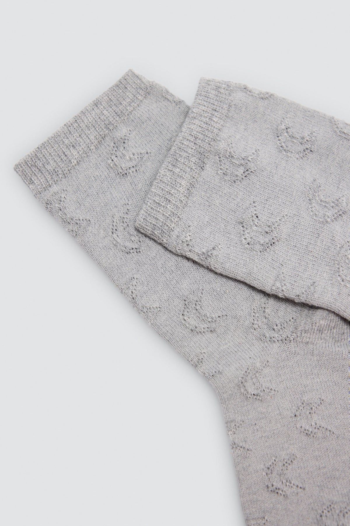 Pack of 4 girls' non-binding socks with assorted prints