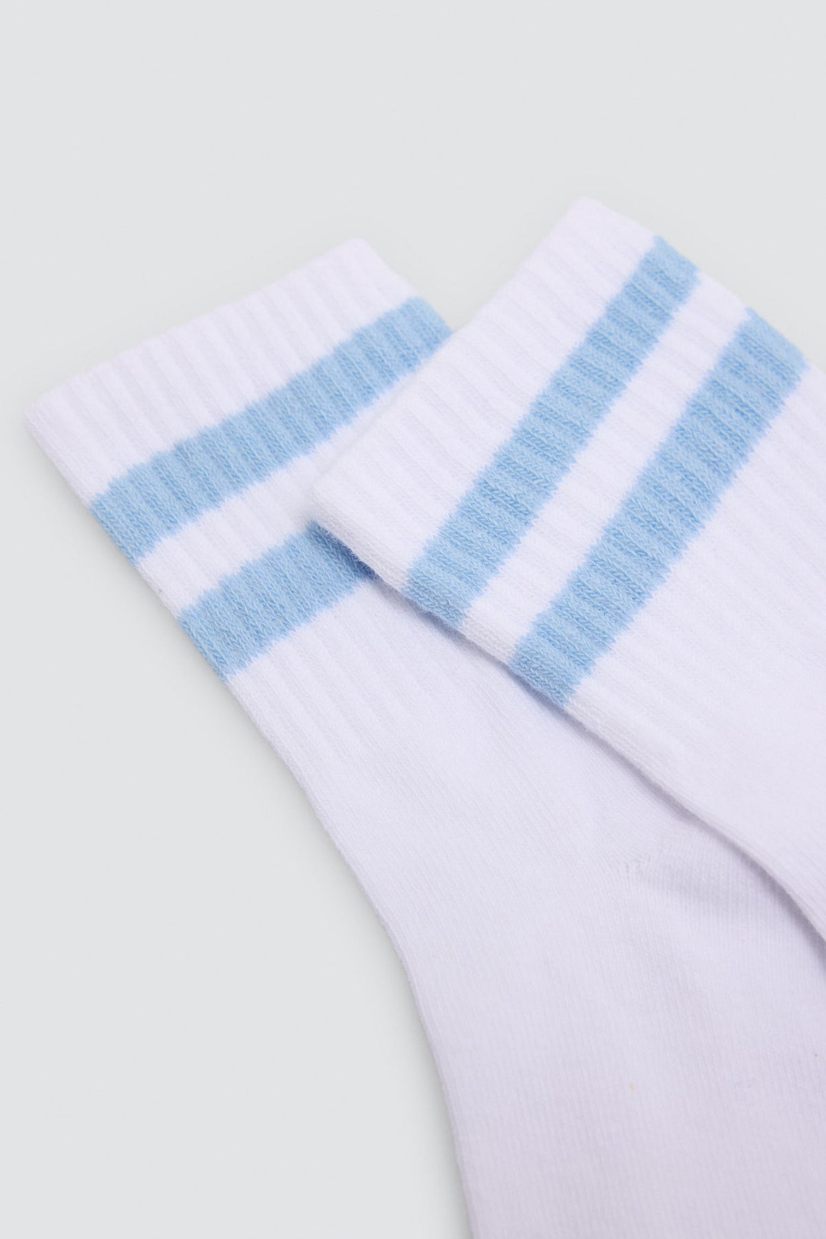 Pack of 6 girls' striped socks