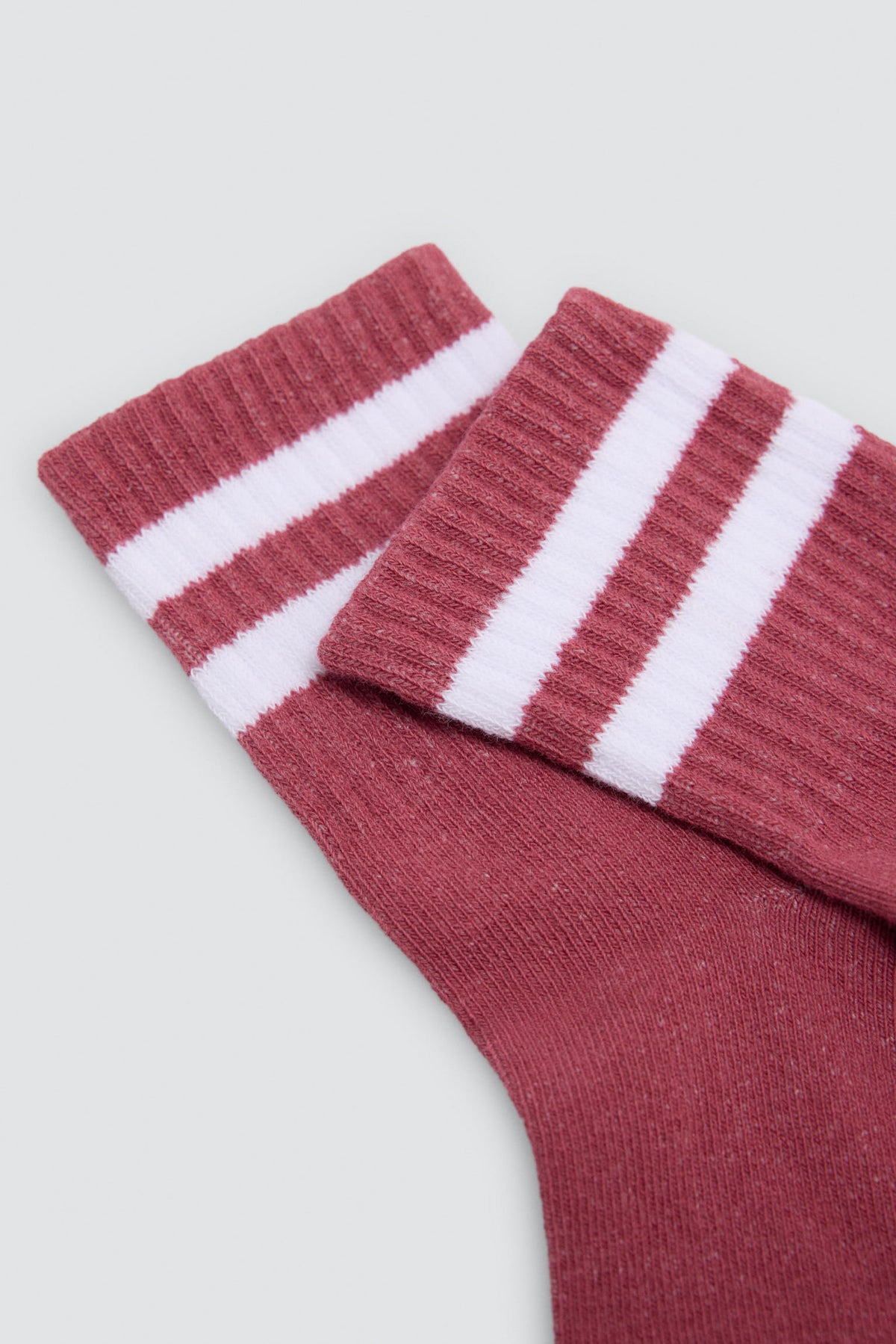 Pack of 6 girls' striped socks