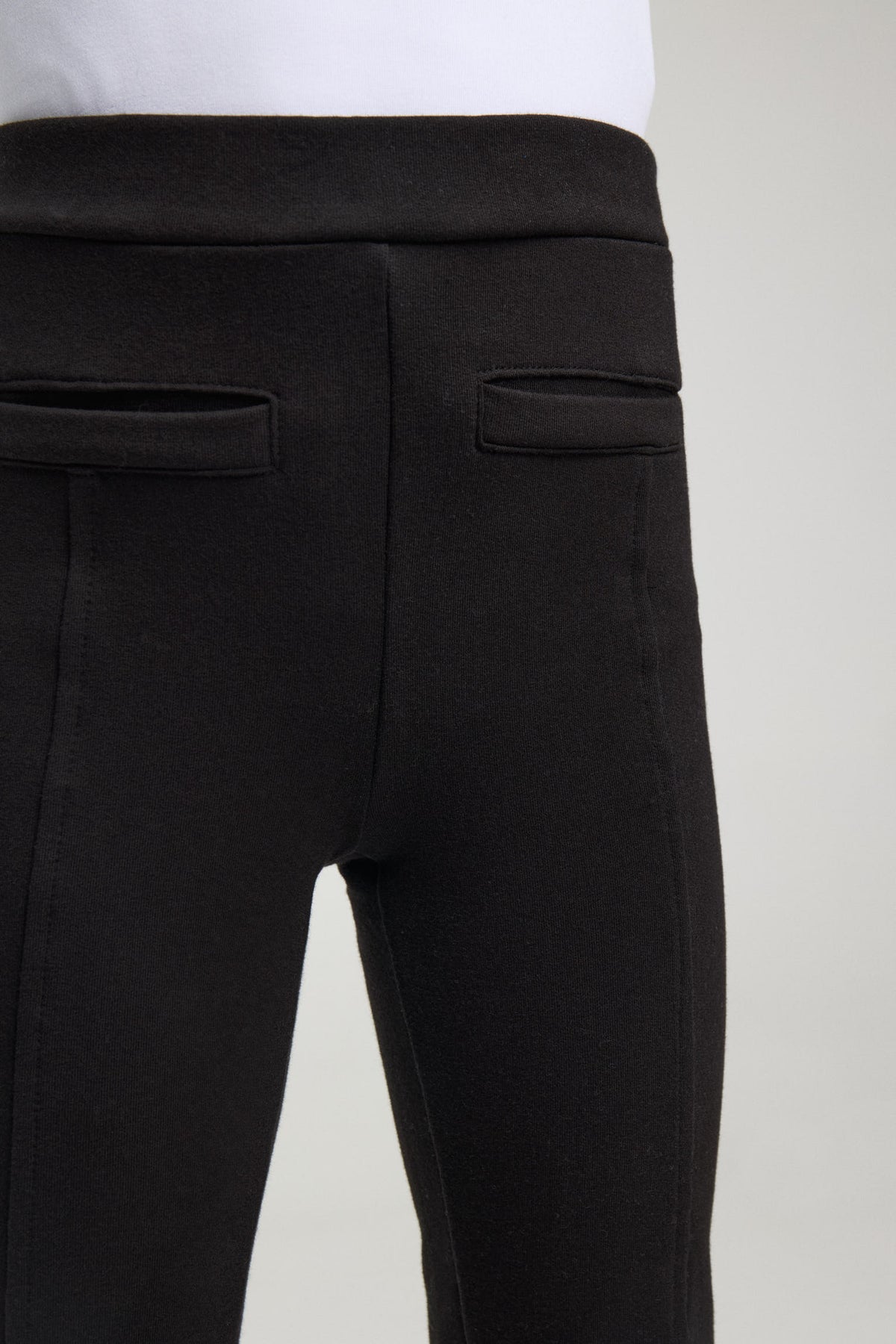 THERMAL Girls' black brushed skinny leggings