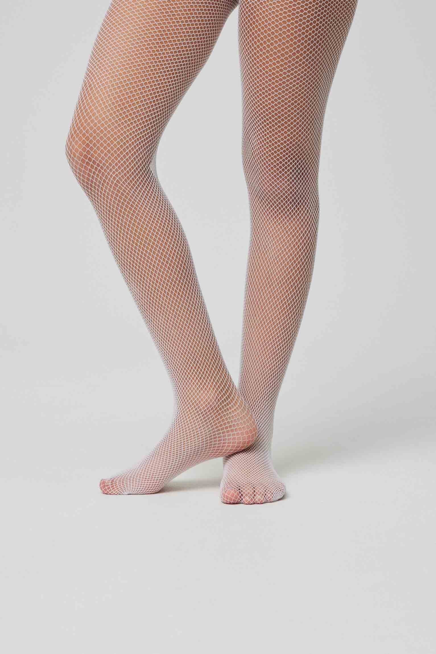 Kids fishnet tights
