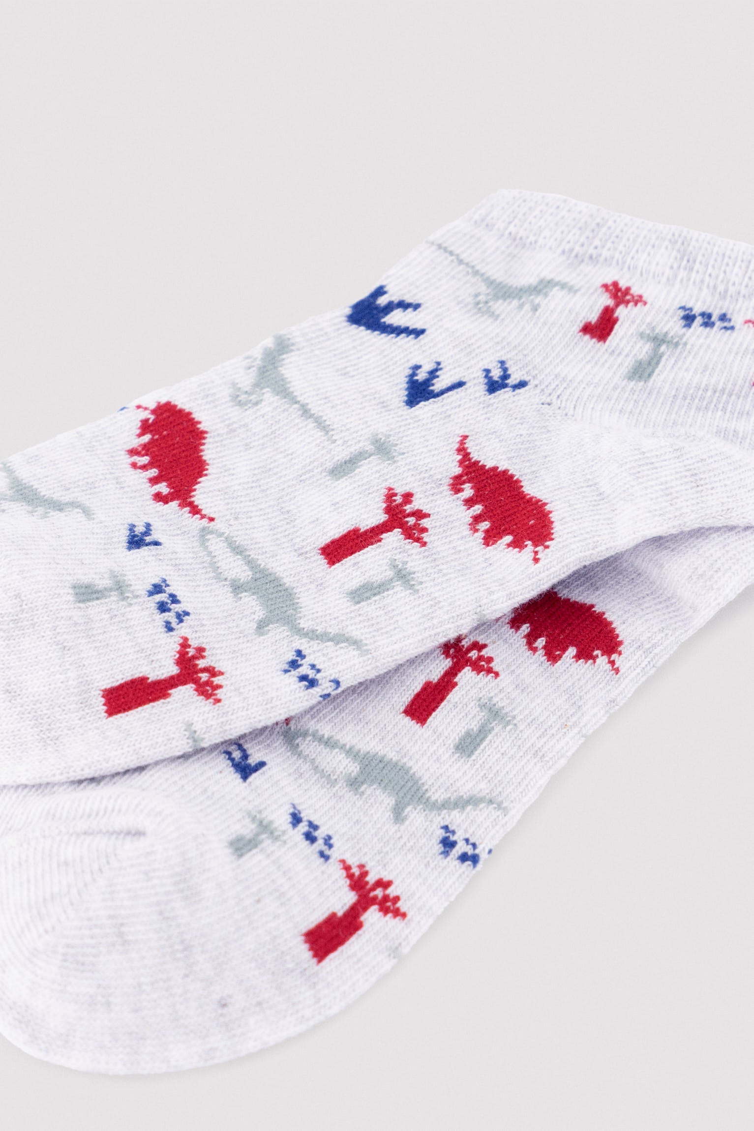 Pack of 3 children's printed ankle socks Roar