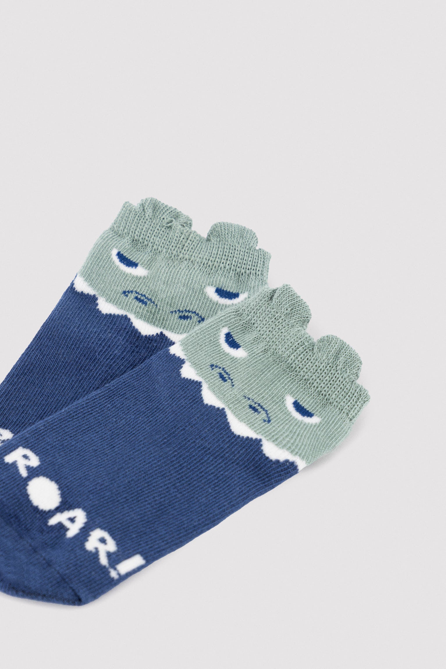 Pack of 3 children's printed ankle socks Roar