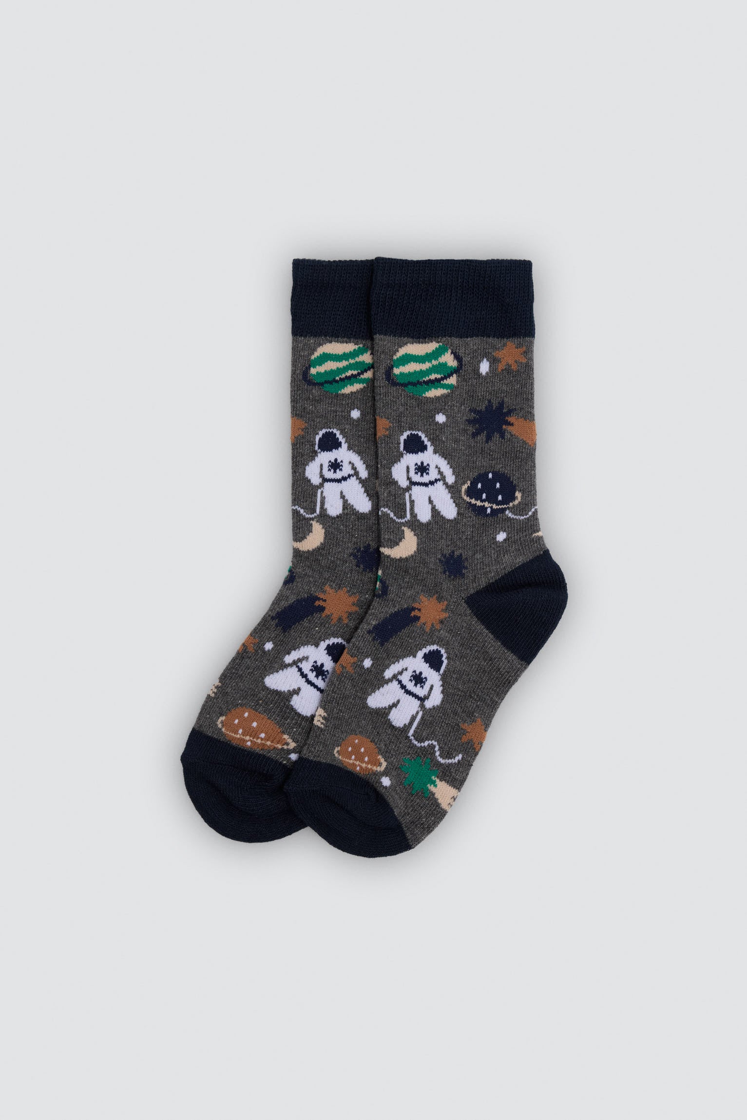 Pack of 4 astronaut-print socks