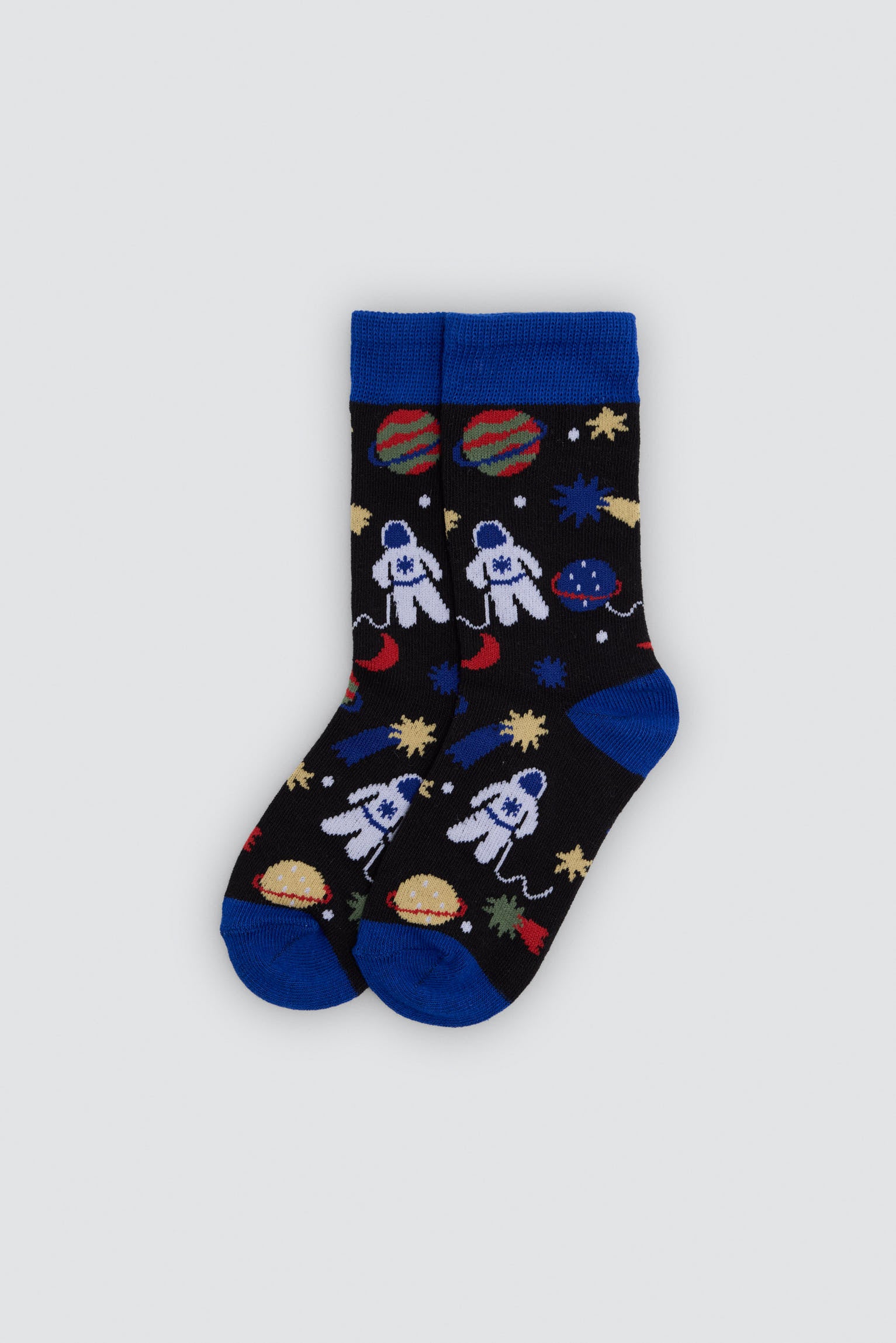 Pack of 4 astronaut-print socks