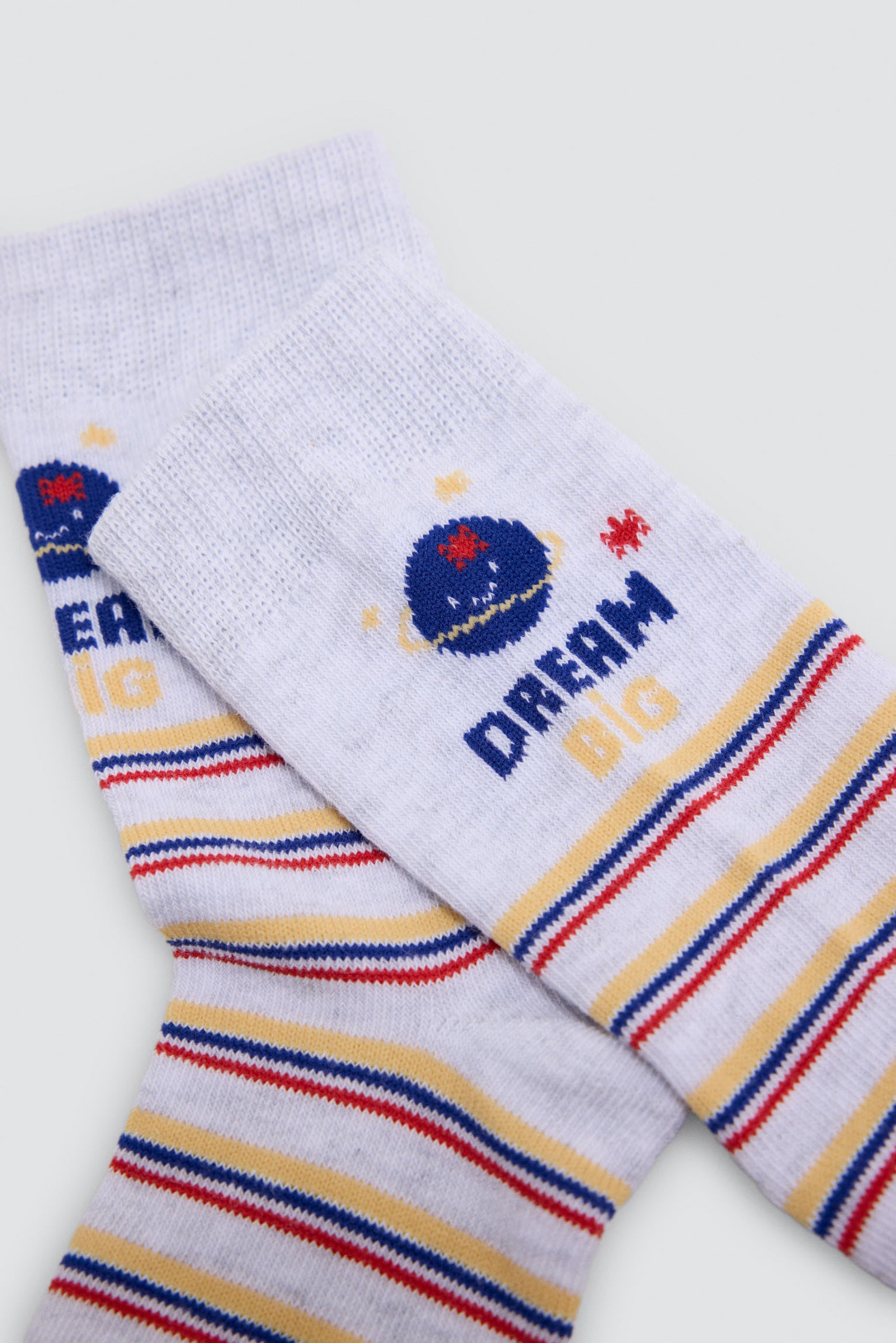 Pack of 4 astronaut-print socks