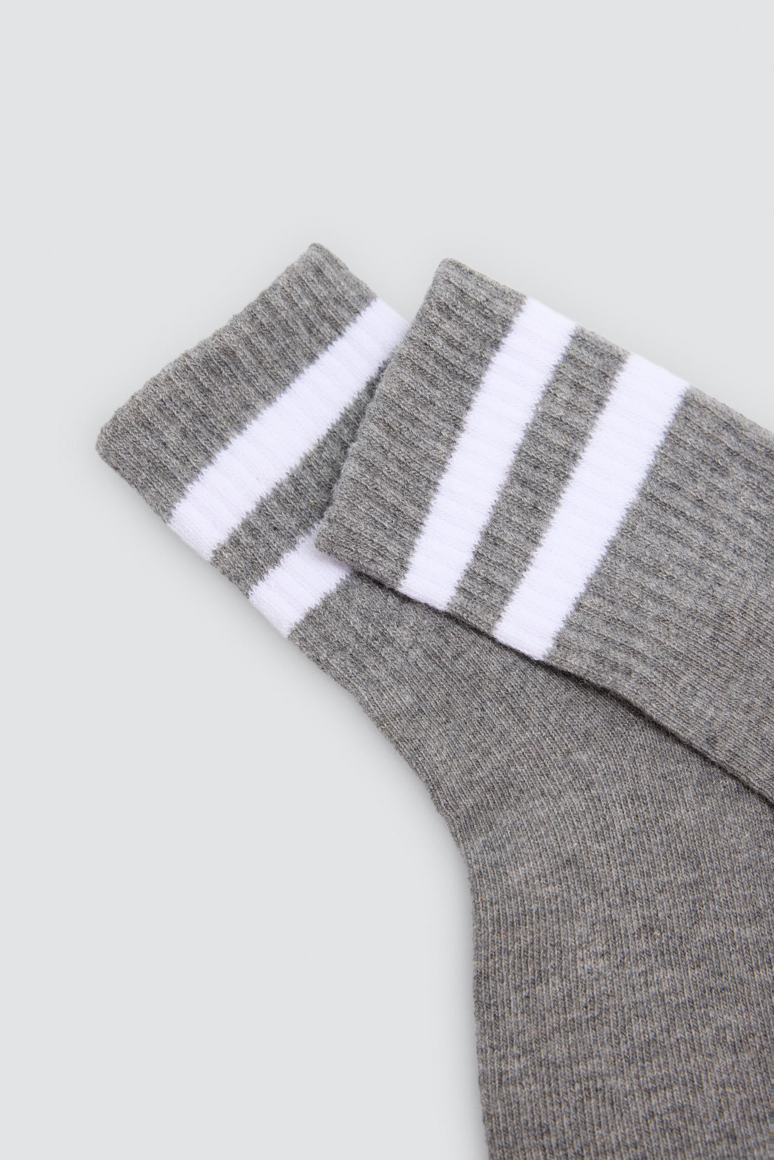 Pack of 6 boys' sporty socks with contrast stripe details