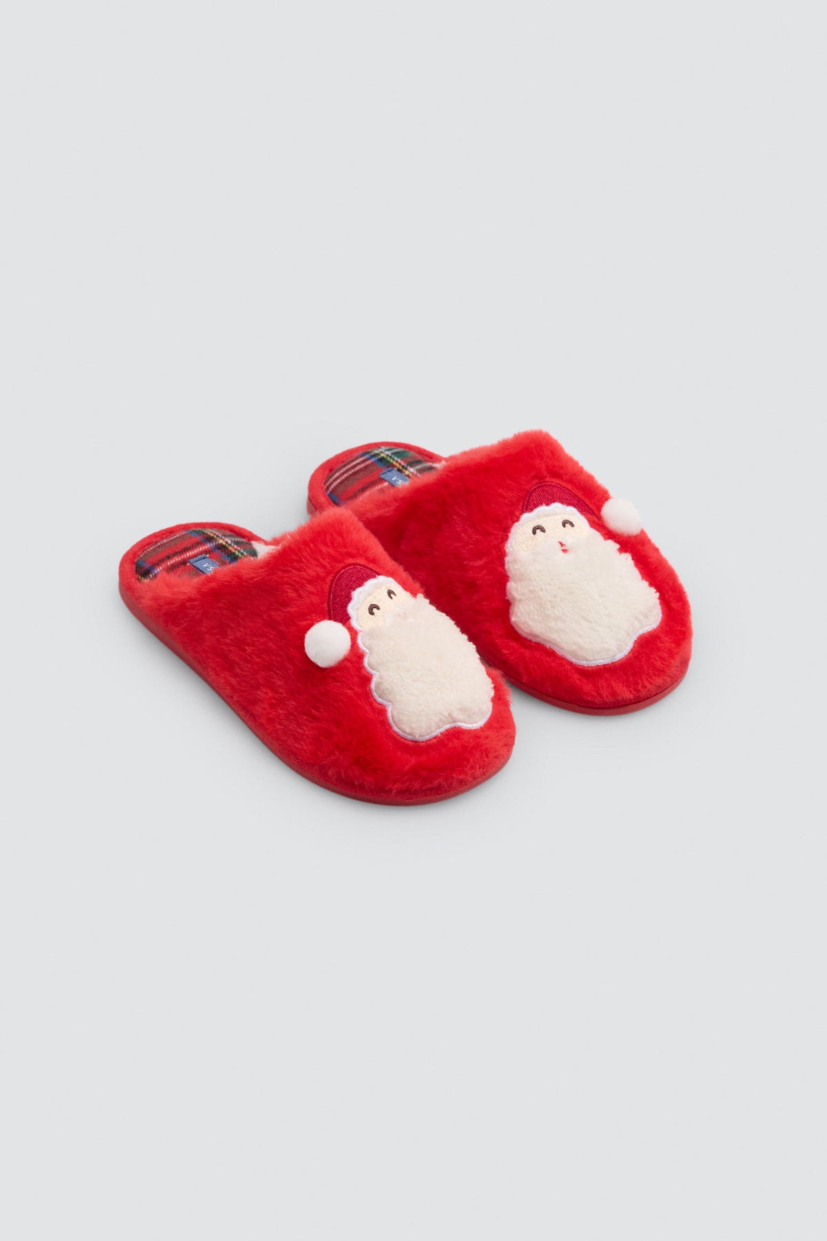 Kids' Santa Christmas house slippers