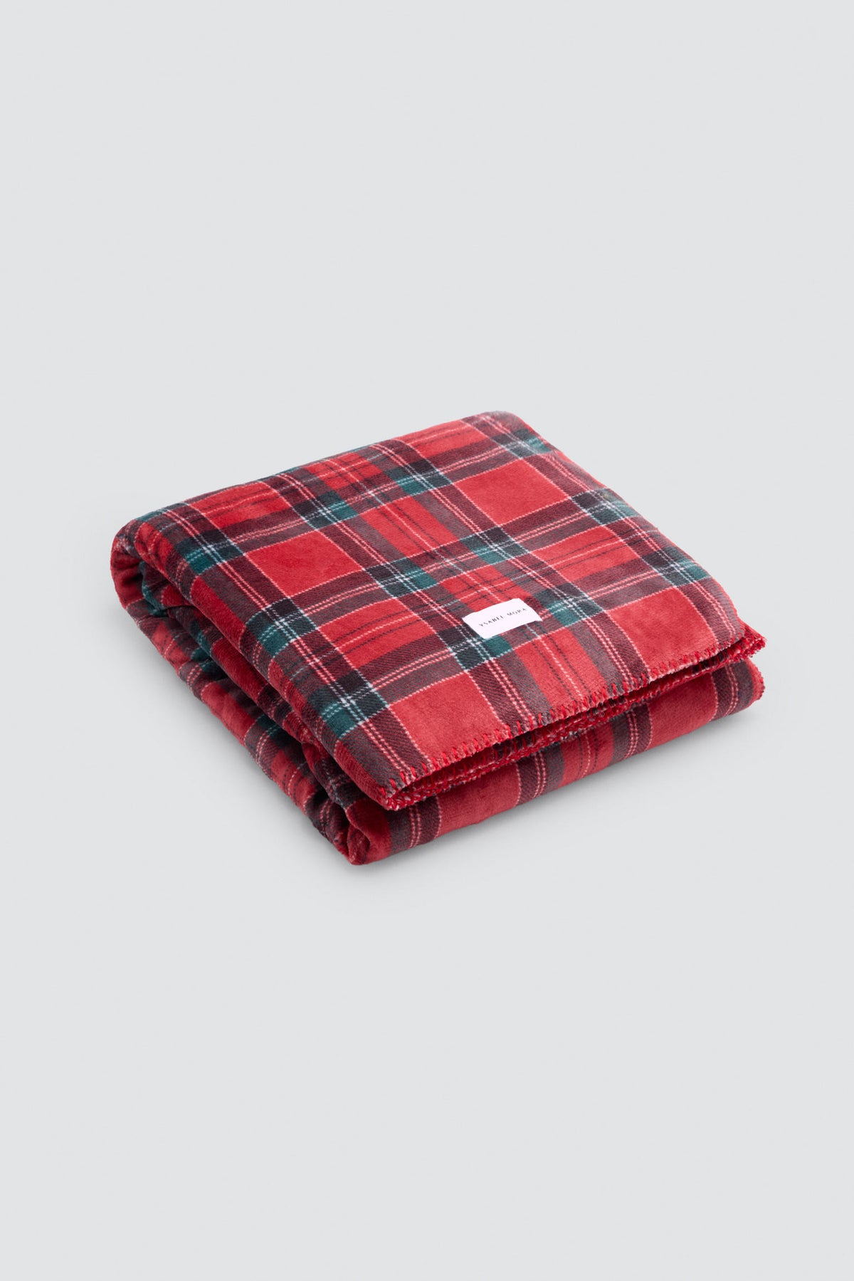 Checked Christmas blanket