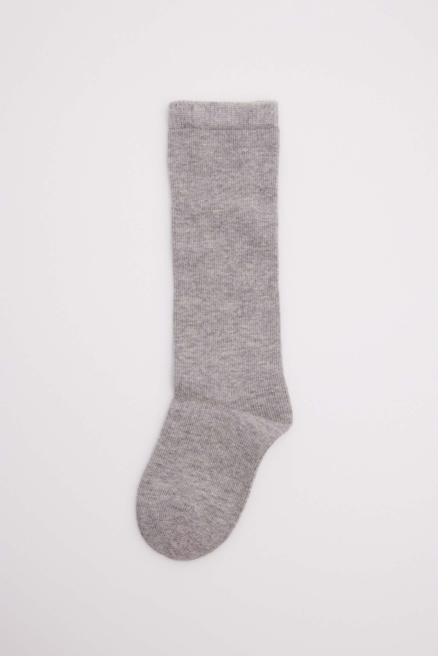 52529 2 calcetines largos basicos niño - Gris