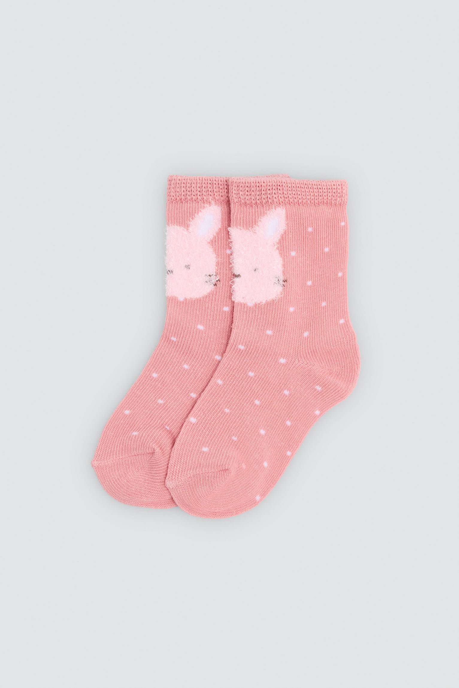 Pack of 4 baby socks with fun bunny prints