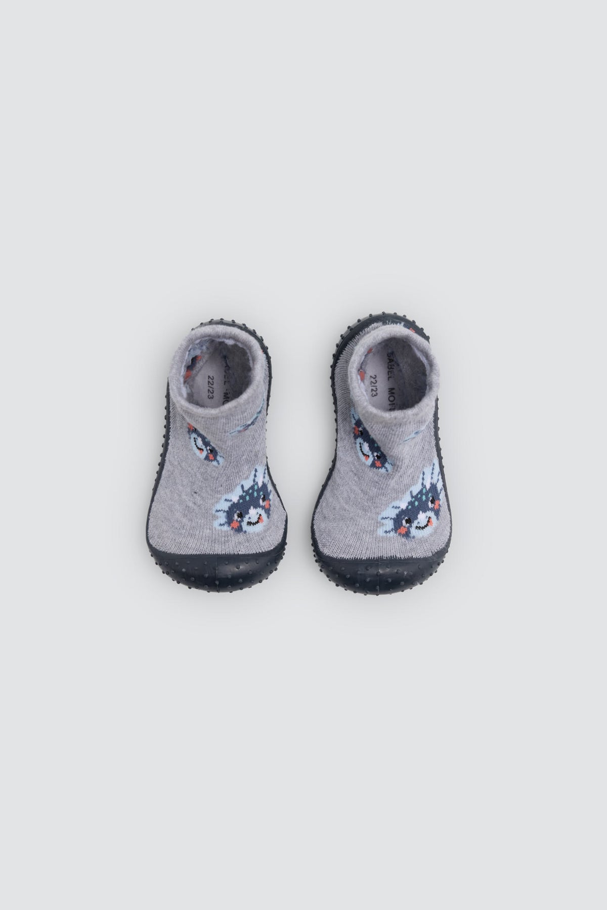 Baby boys' dinosaur-print slipper socks