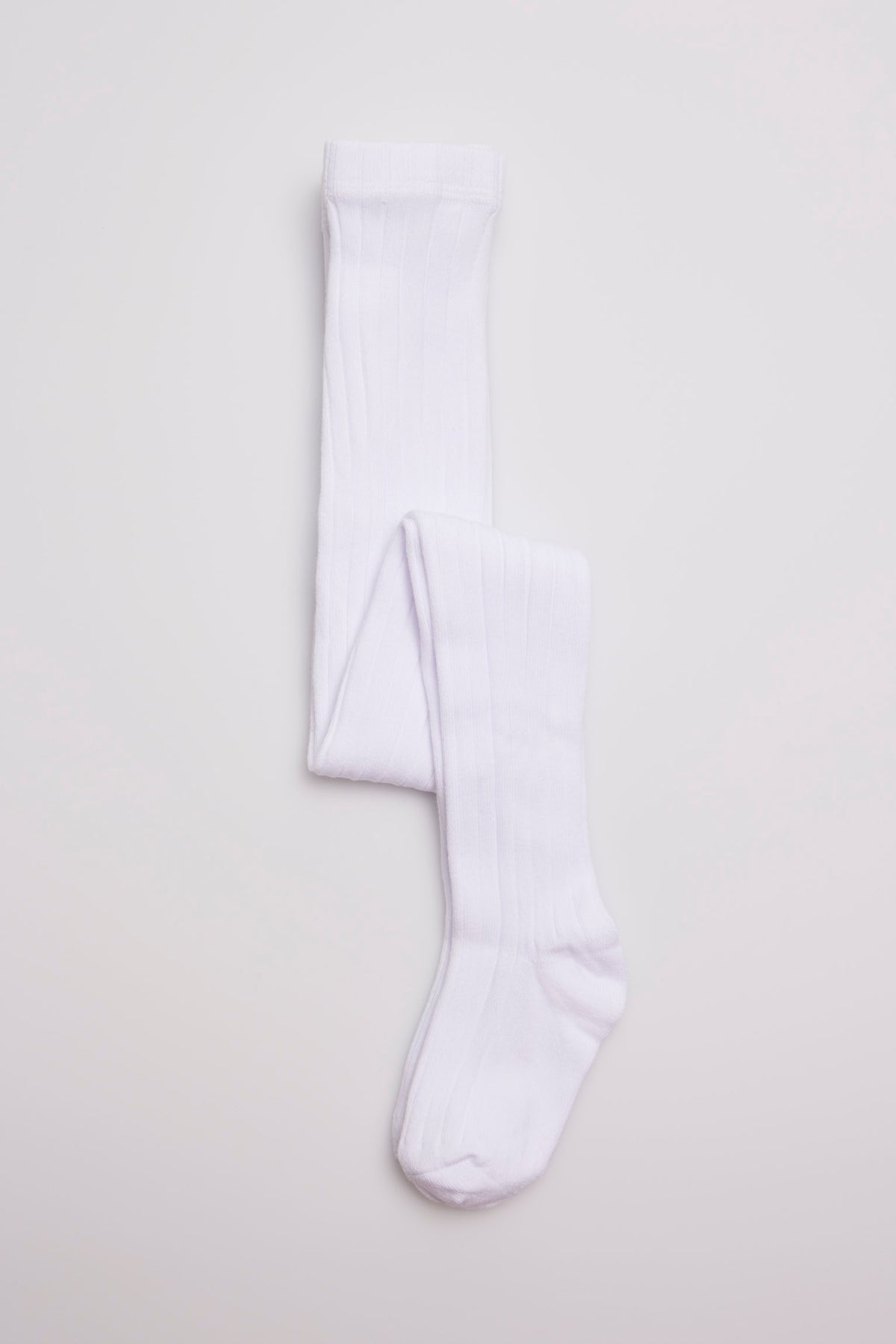 White ribbed leotard