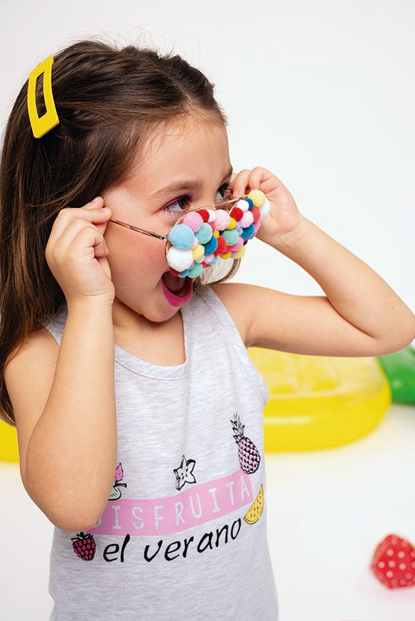 Children's pajamas with Fruits cotton suspenders | MUYDEMI