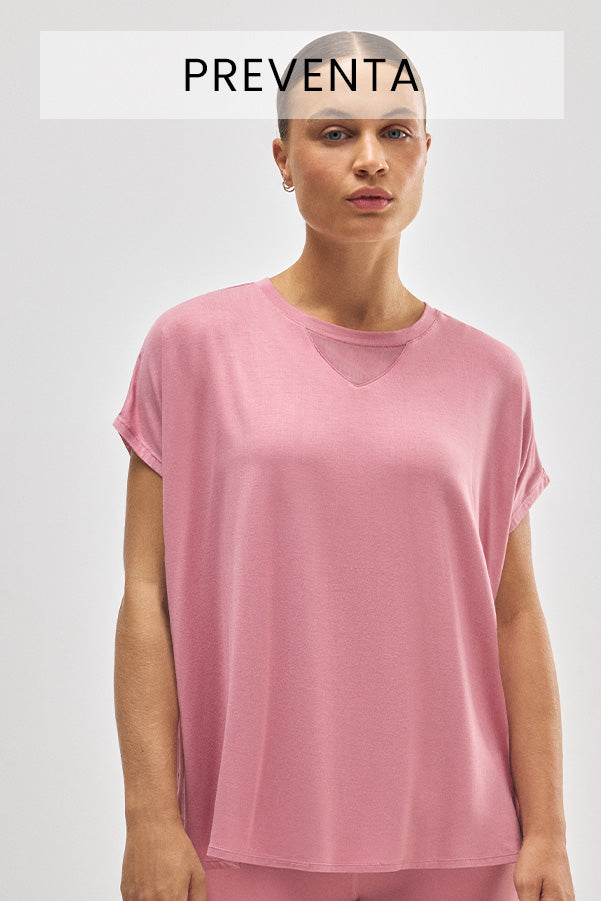 PRESALE Pink short-sleeved sports t-shirt