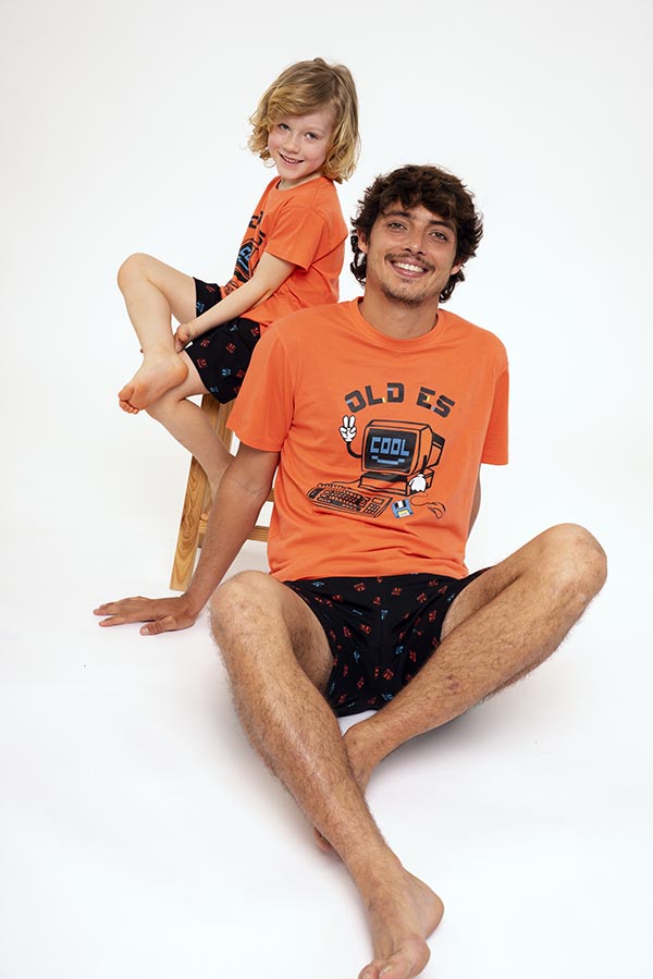 Short cotton children's pajamas Old is Cool | MUYDEMI