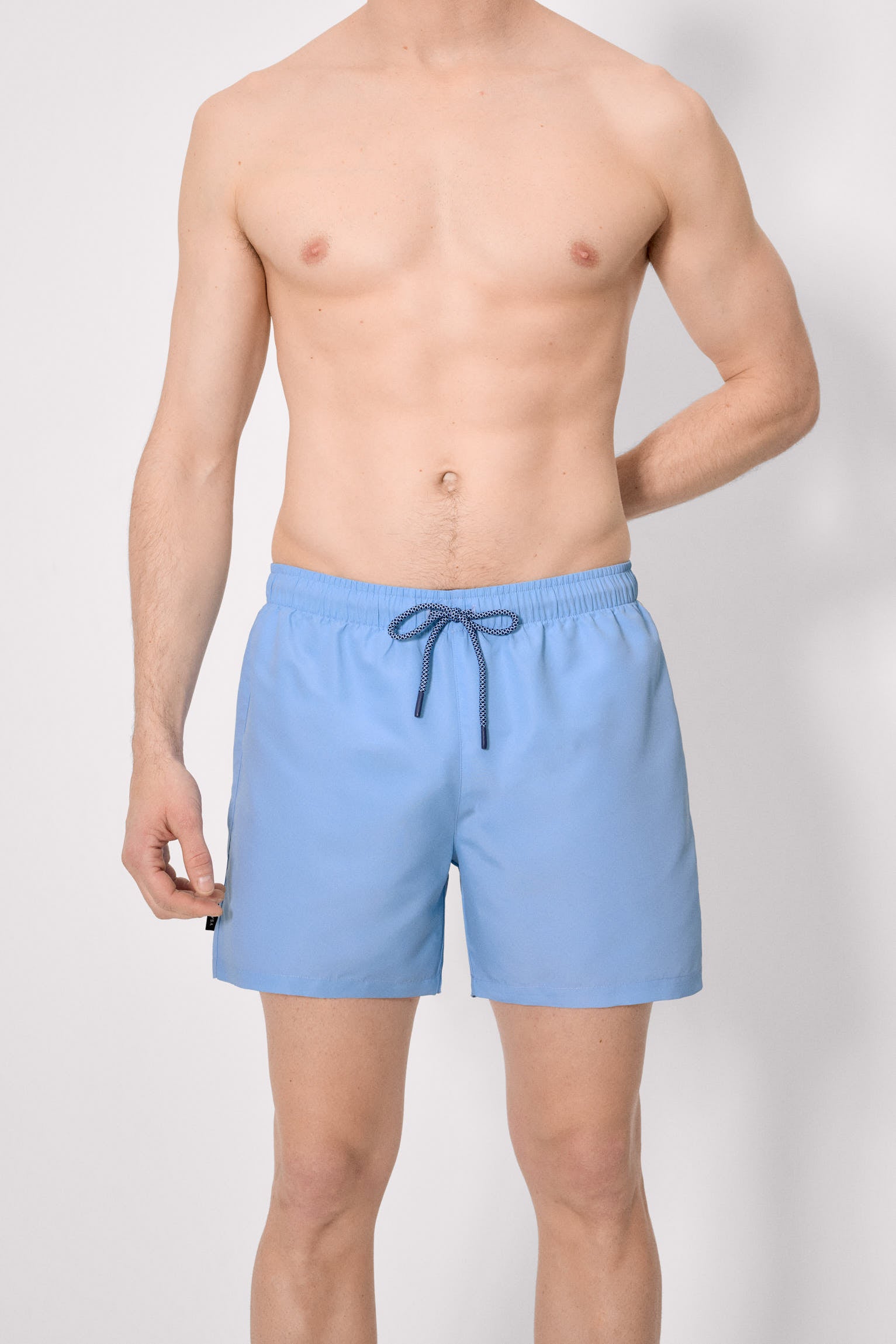 Bañador medio básico azul - Ysabel Mora