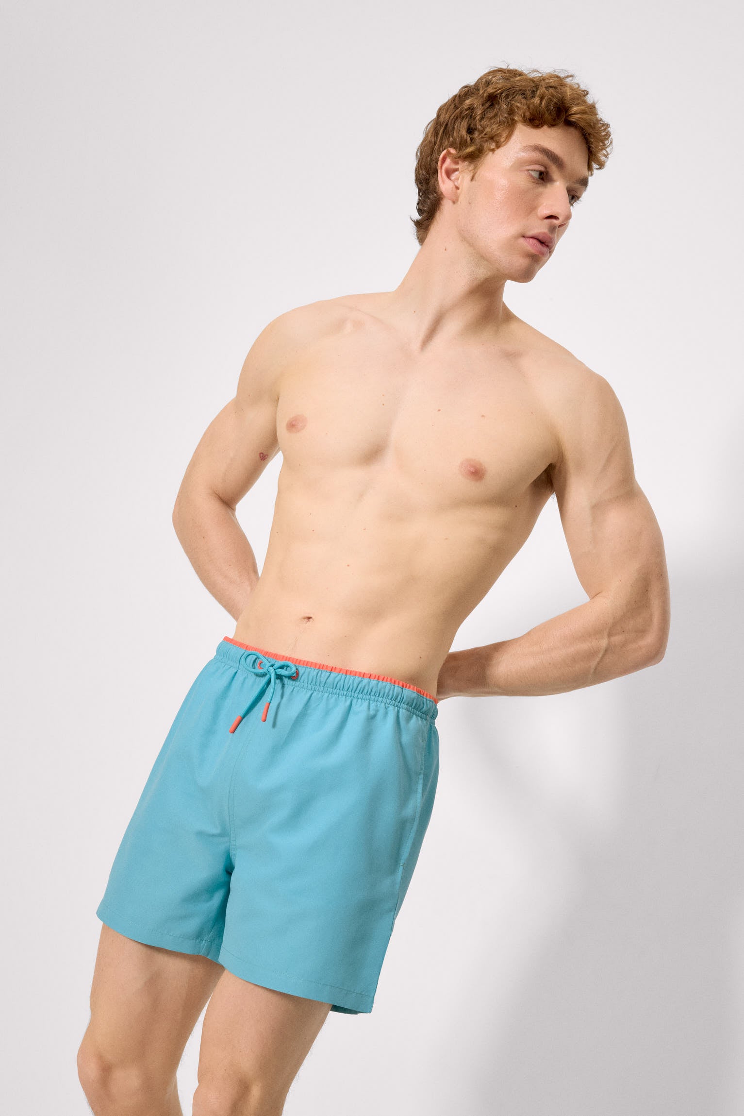 Bañador medio básico azul - Ysabel Mora