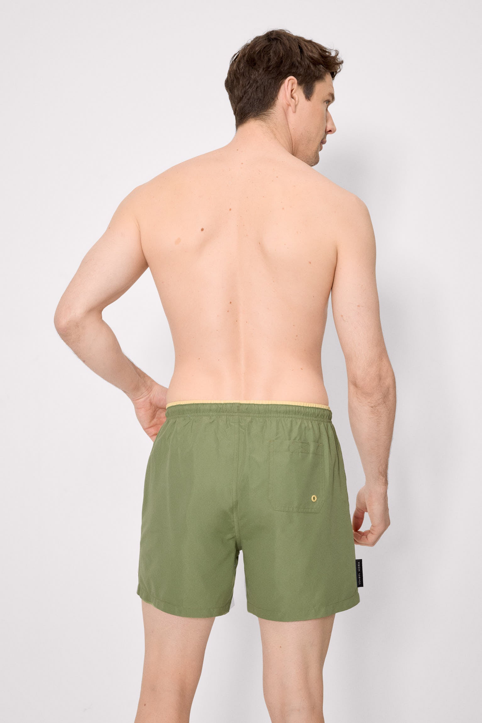 Bañador medio básico verde - Ysabel Mora