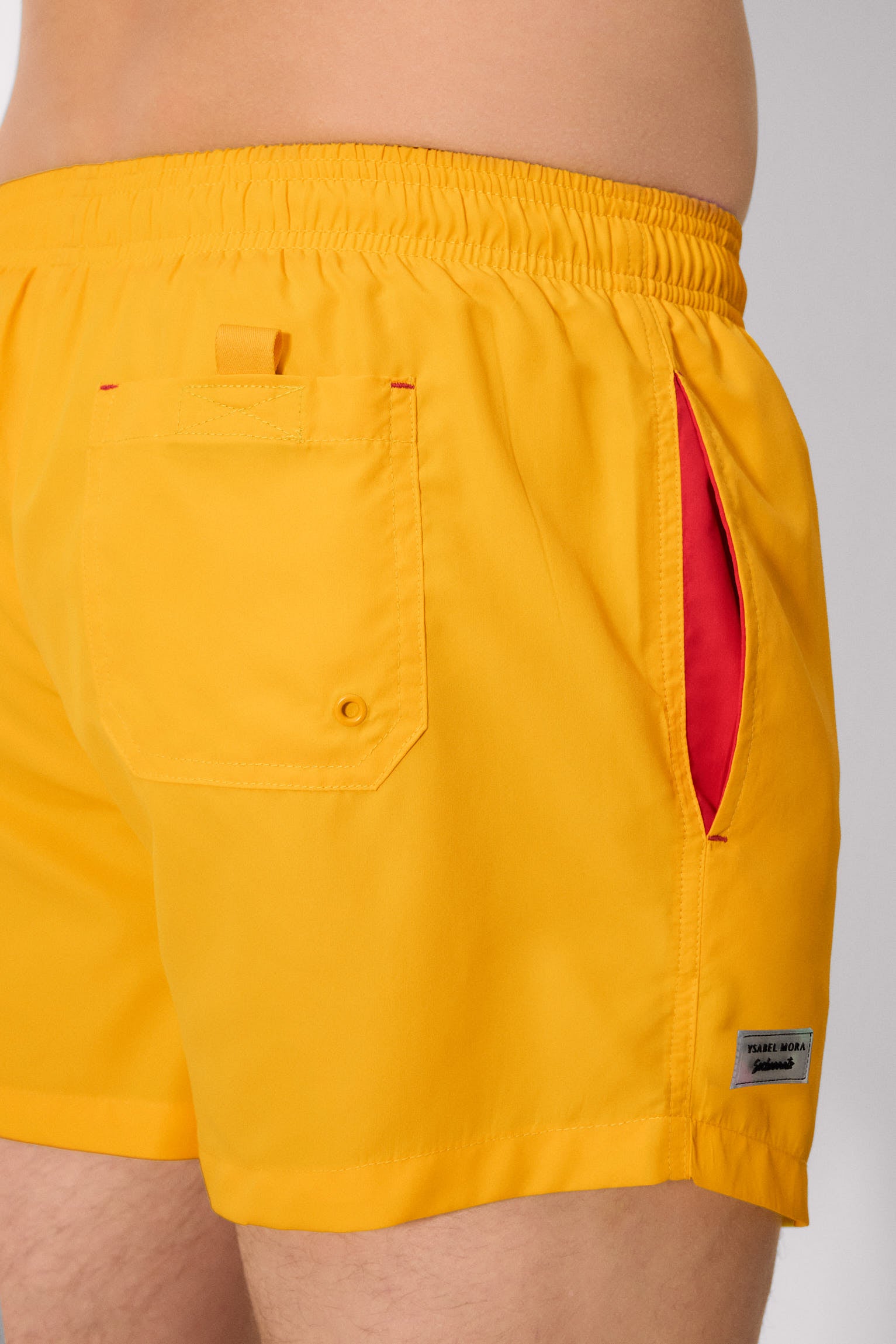 Sockarrats basic yellow swim trunks