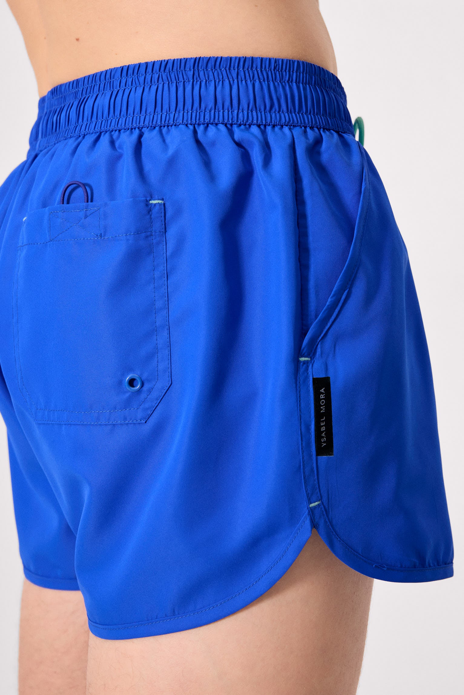 Basic blue swim trunks
