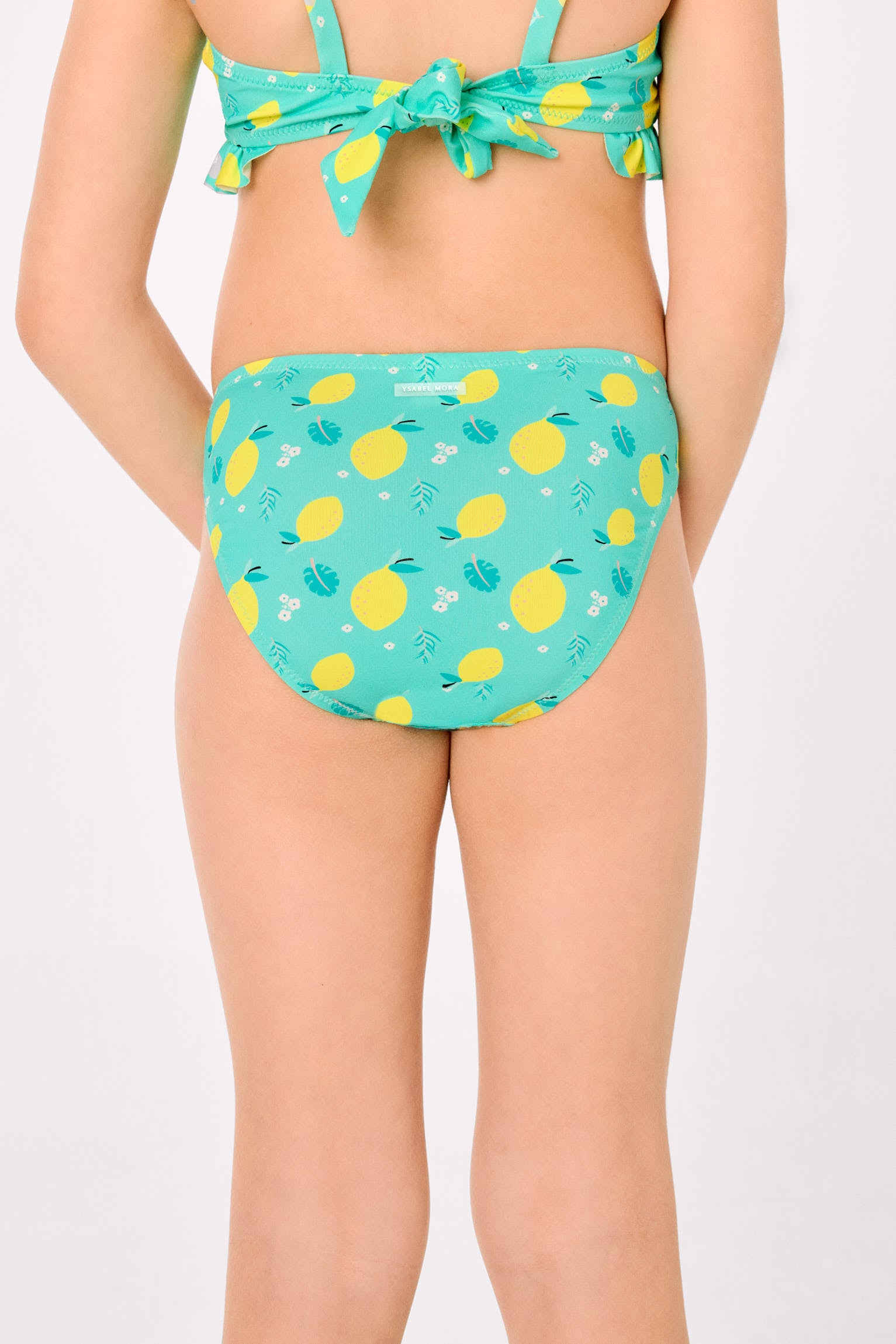 Girls' briefs with lemon print