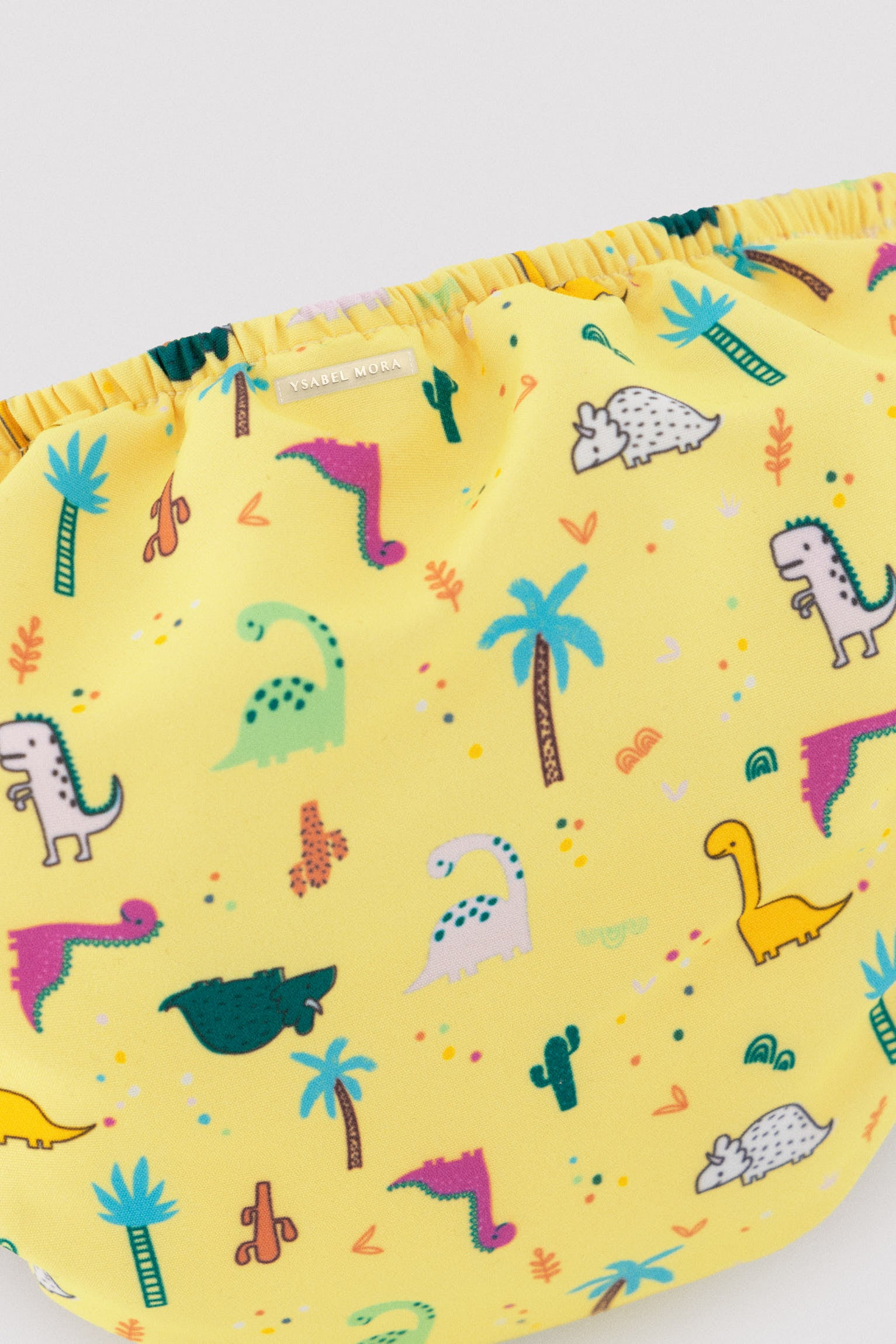 Leakproof baby diaper with dinosaur print