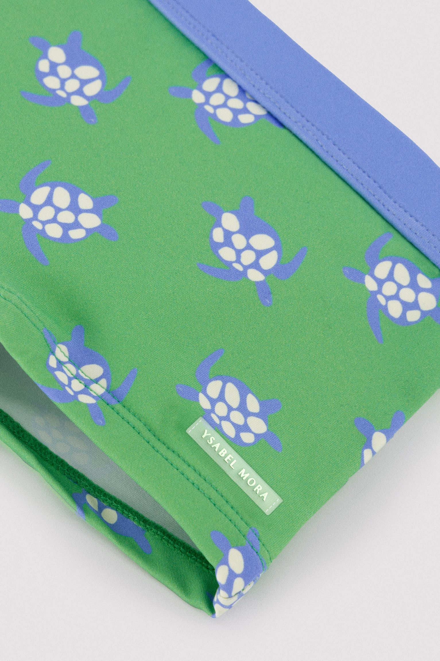 Bañador bóxer bebé estampado tortugas verde - Ysabel Mora