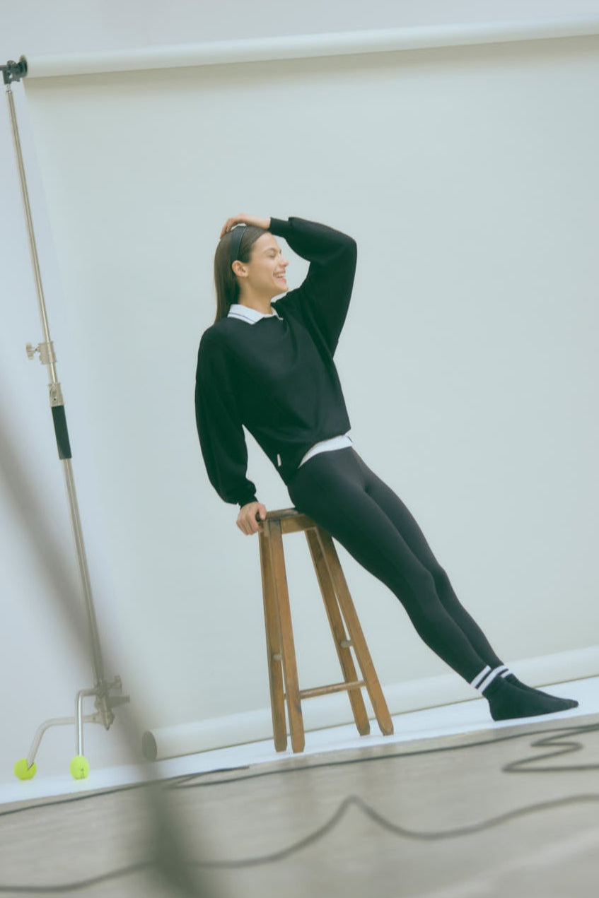 Black push-up shaping leggings