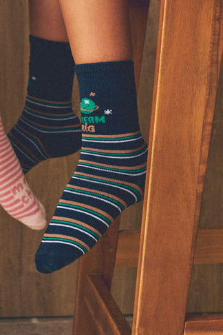 Pack of 4 astronaut-print socks