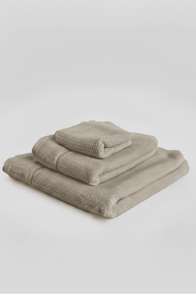 Set of 3 beige towels | MUYDEMI
