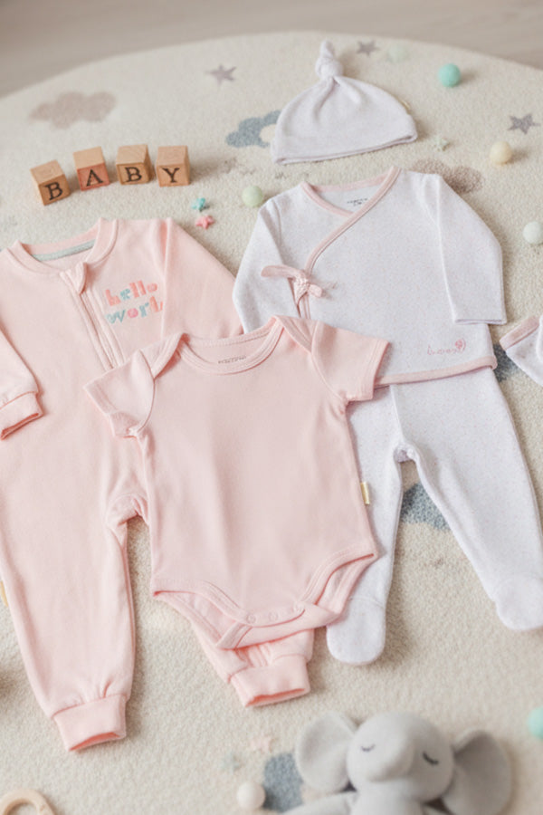 Pink Newborn First Outfit Gift Set