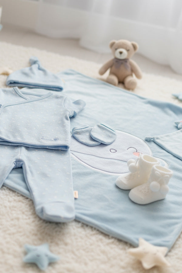 Blue Newborn Gift Set