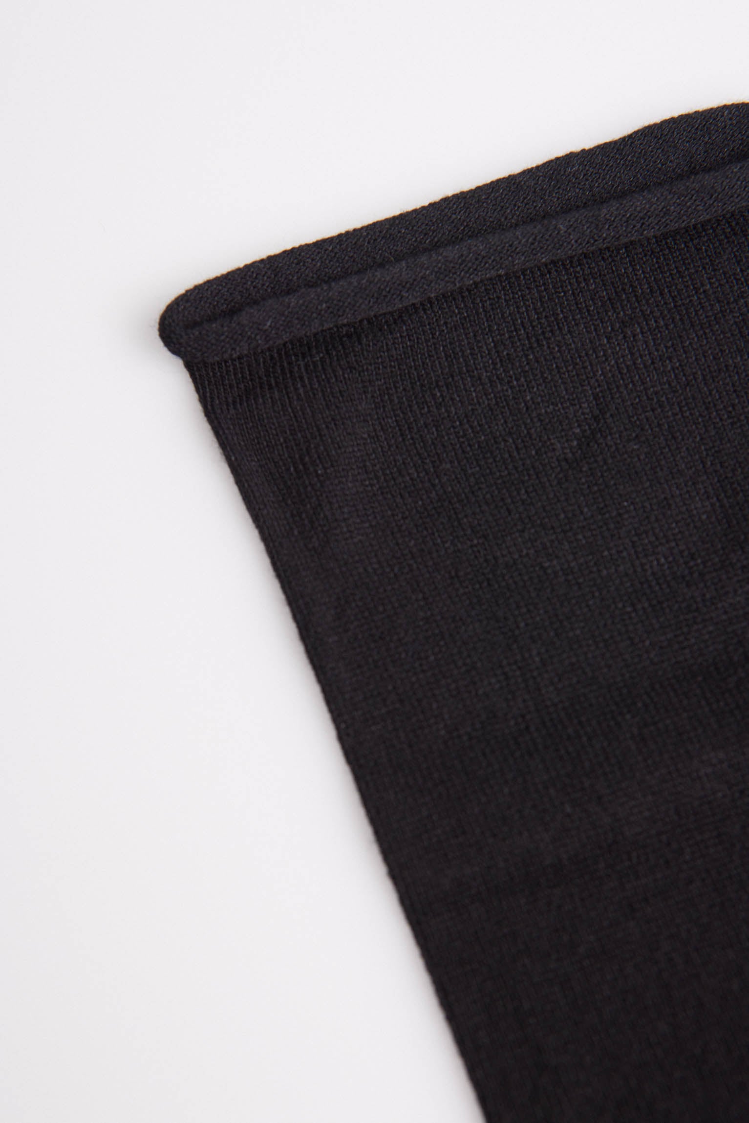 12345 3 calcetin bambu sin puño - Negro