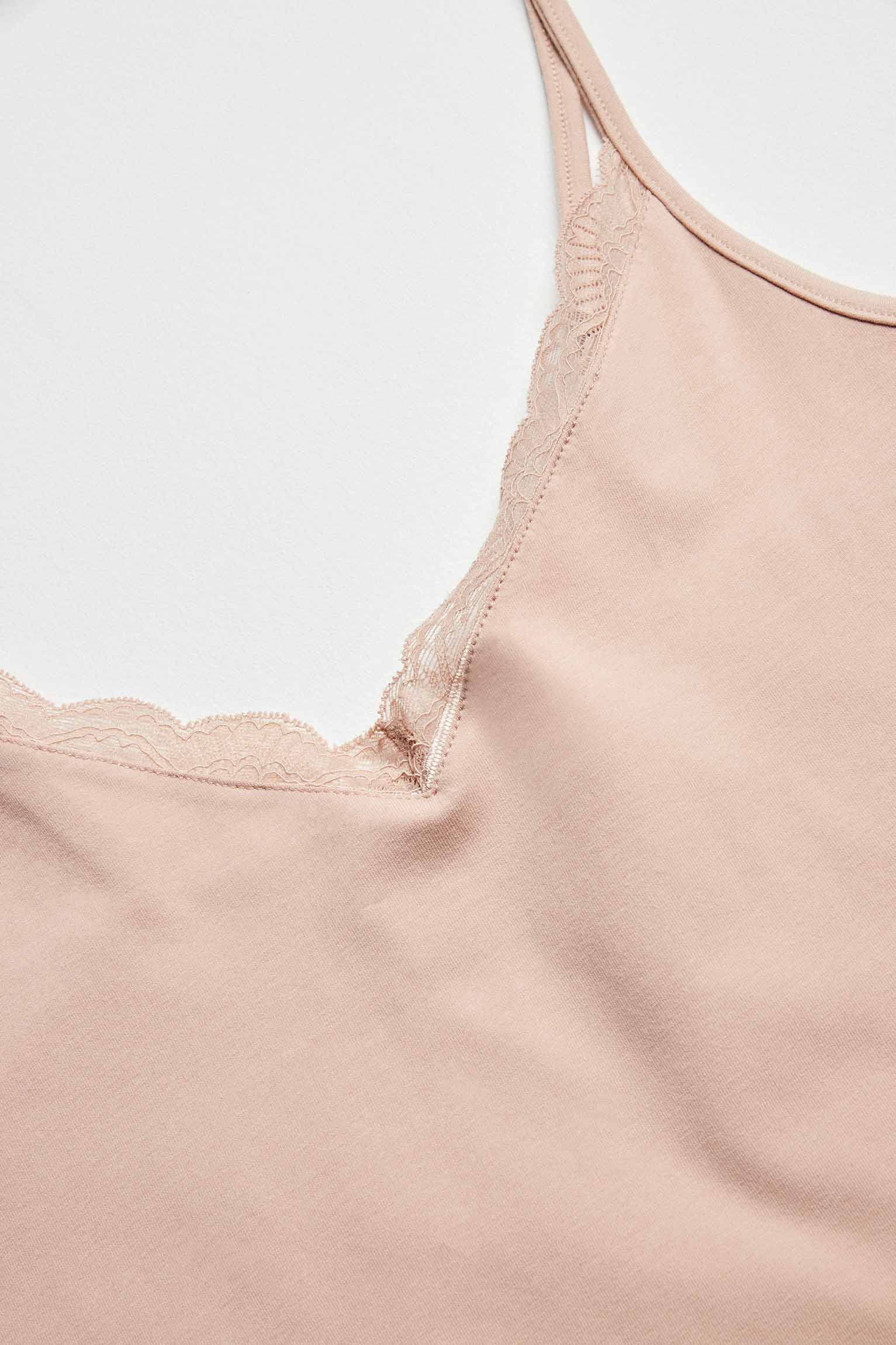 19687 1 camiseta interior lencera tirante - Nude