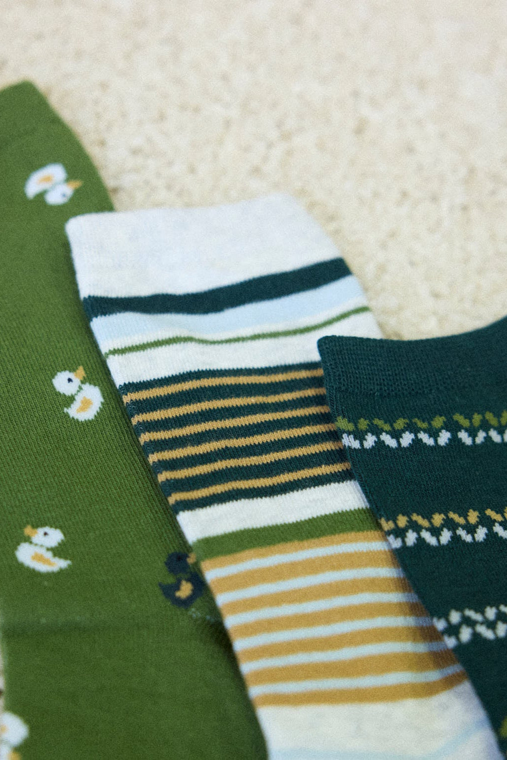 Pack of 4 various printed socks