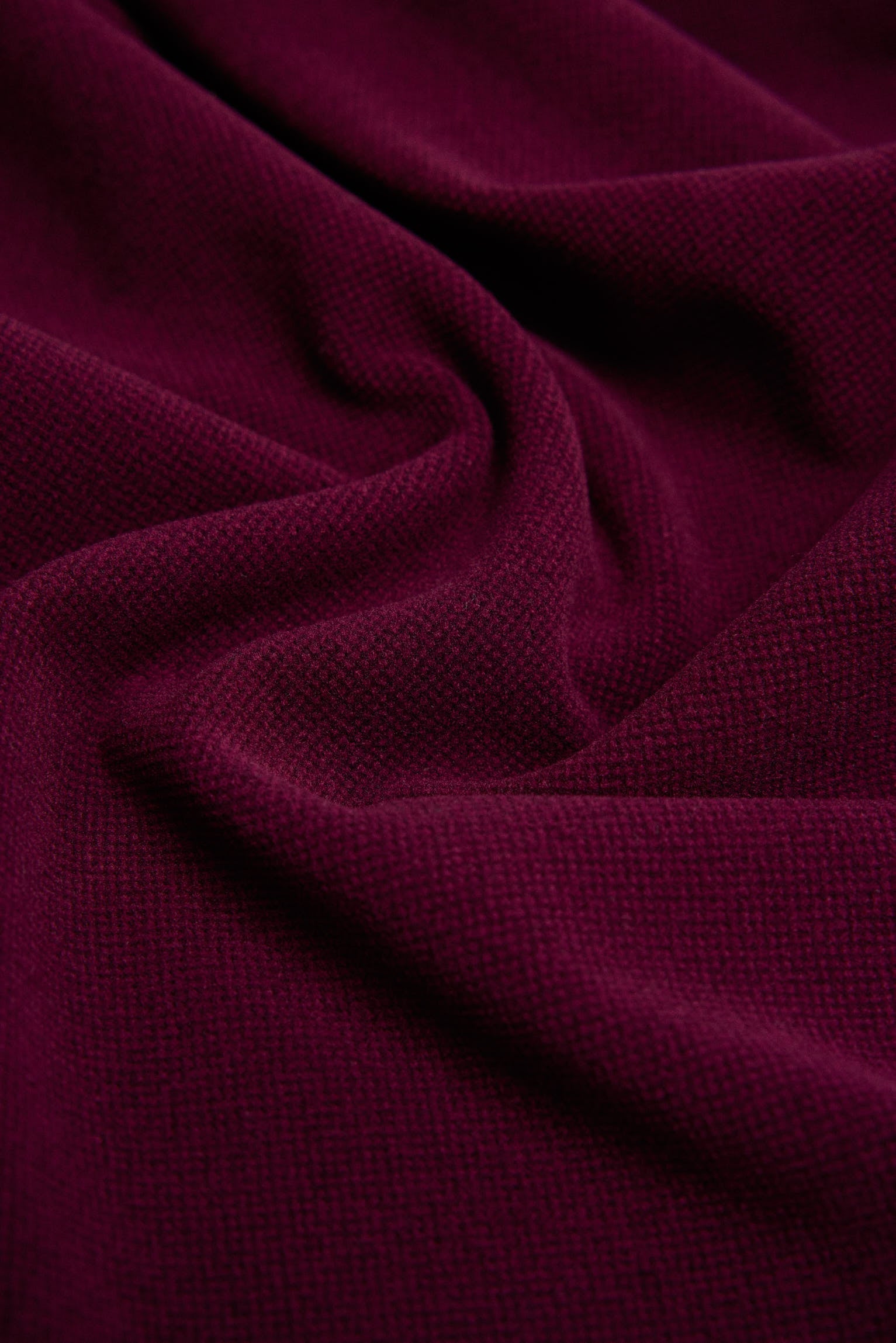 Burgundy textured jogger pants